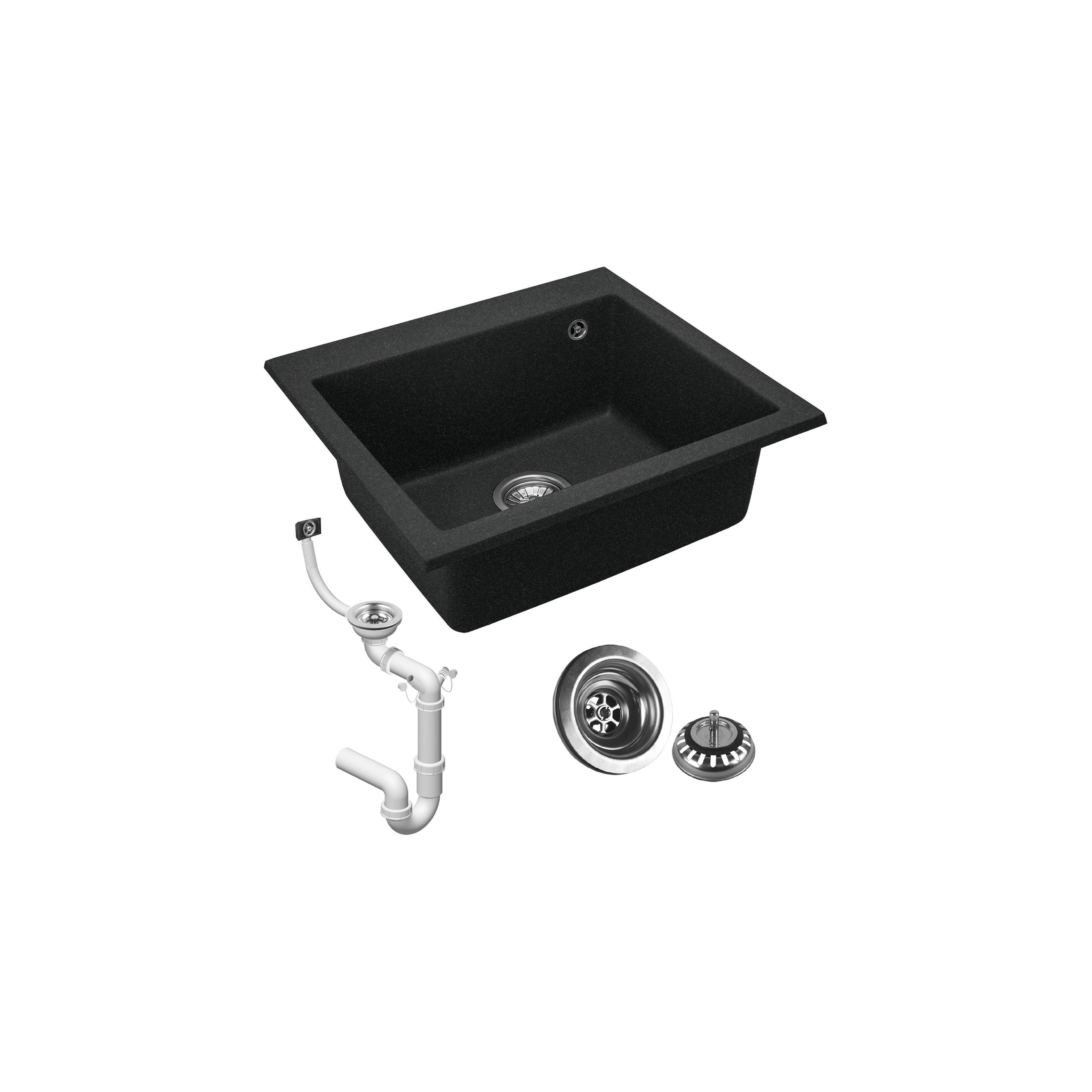Sinks granit  West XL black METALLIC