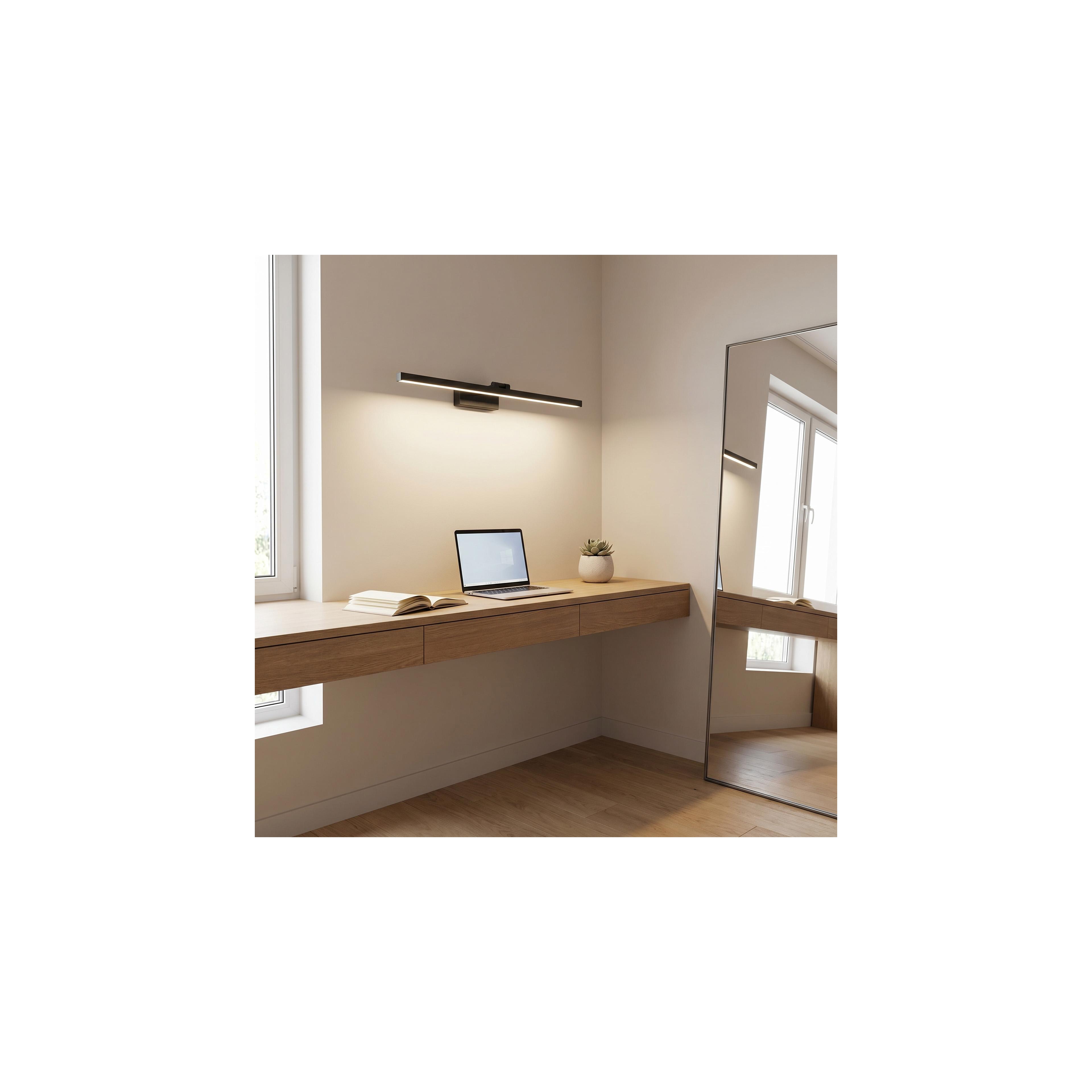 Badrum vägg LED-lampa APP1868-1W 80 cm Black