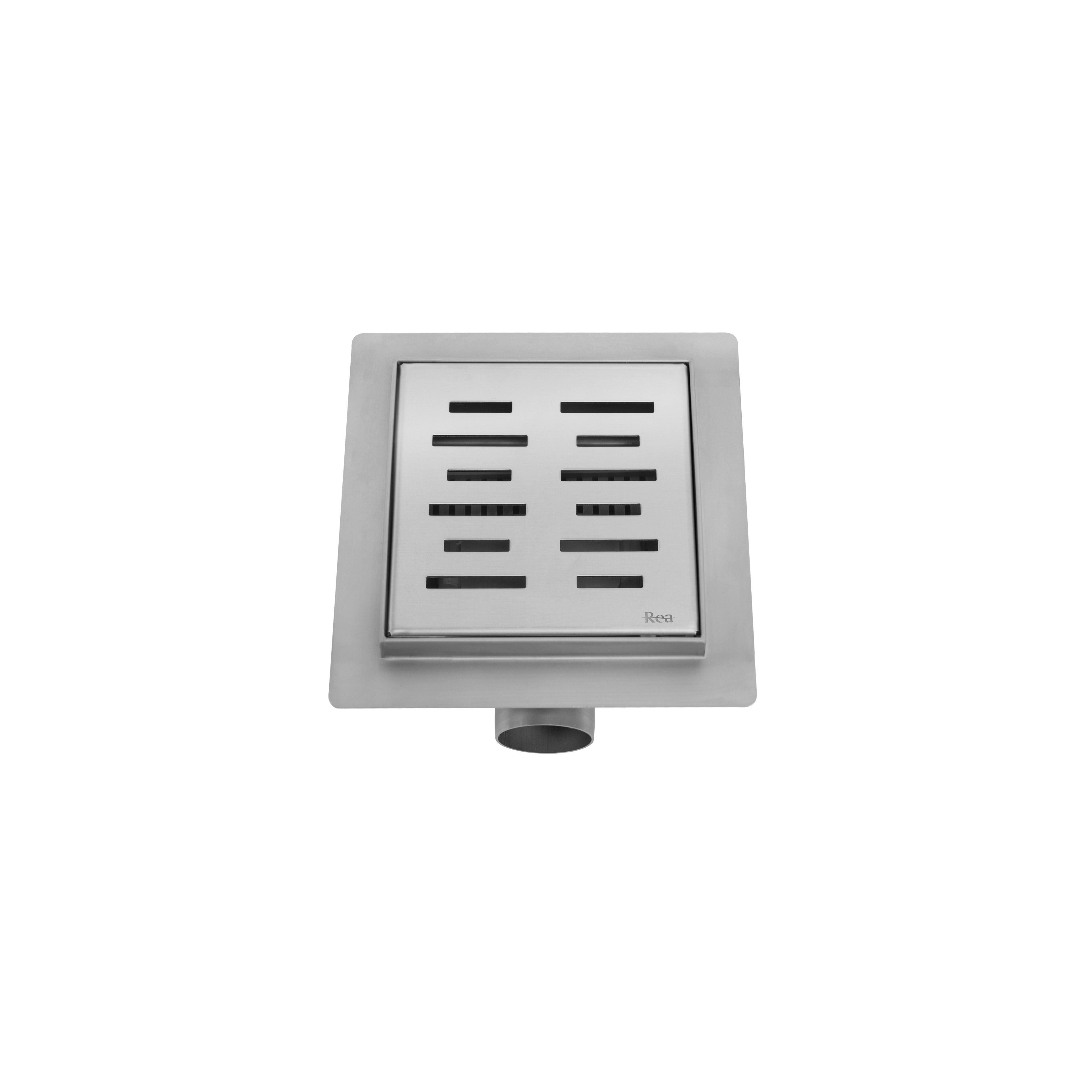 Linear drainage REA LINE Nickel Brush 12x12
