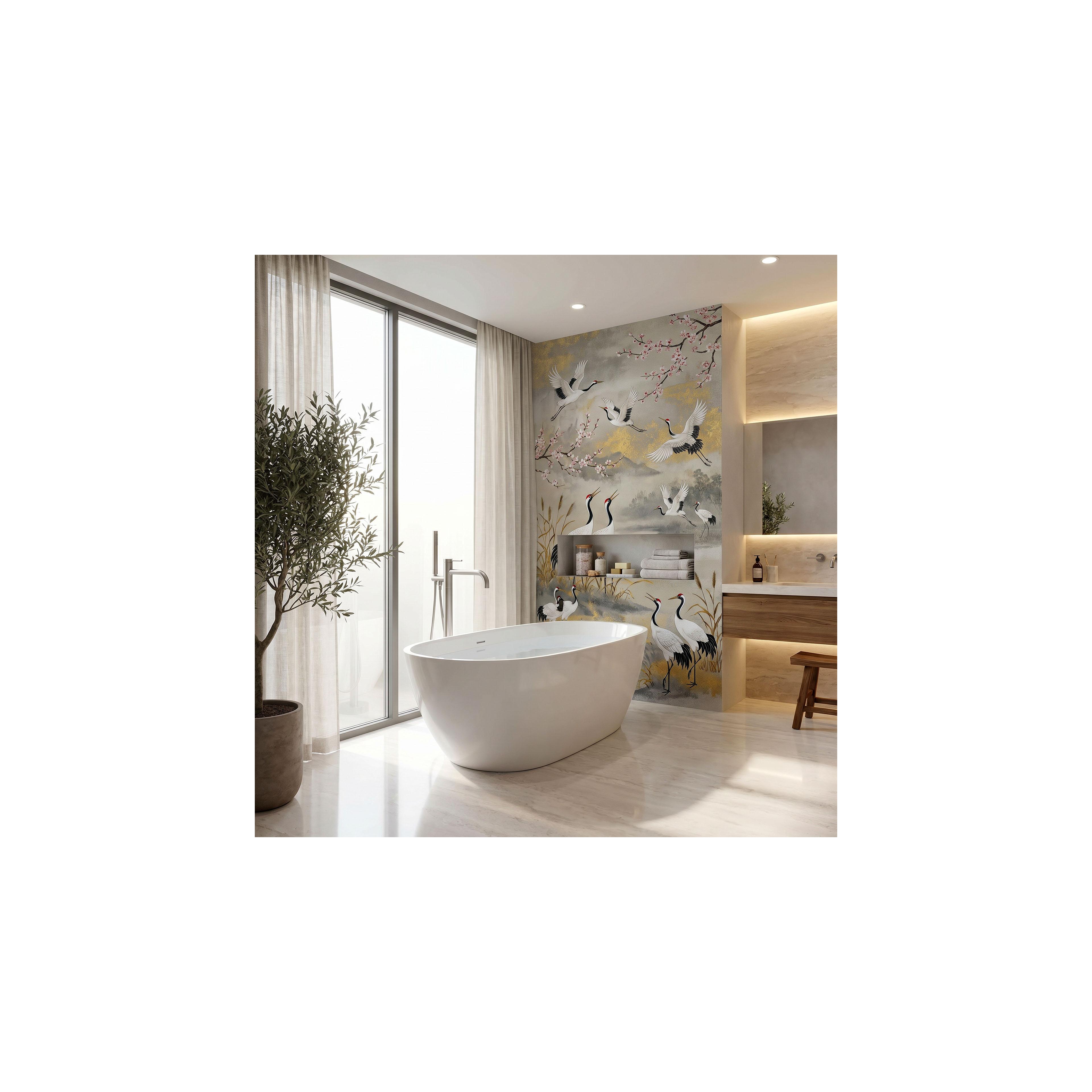 Free-standing faucet Rea Clif Brush Nickel