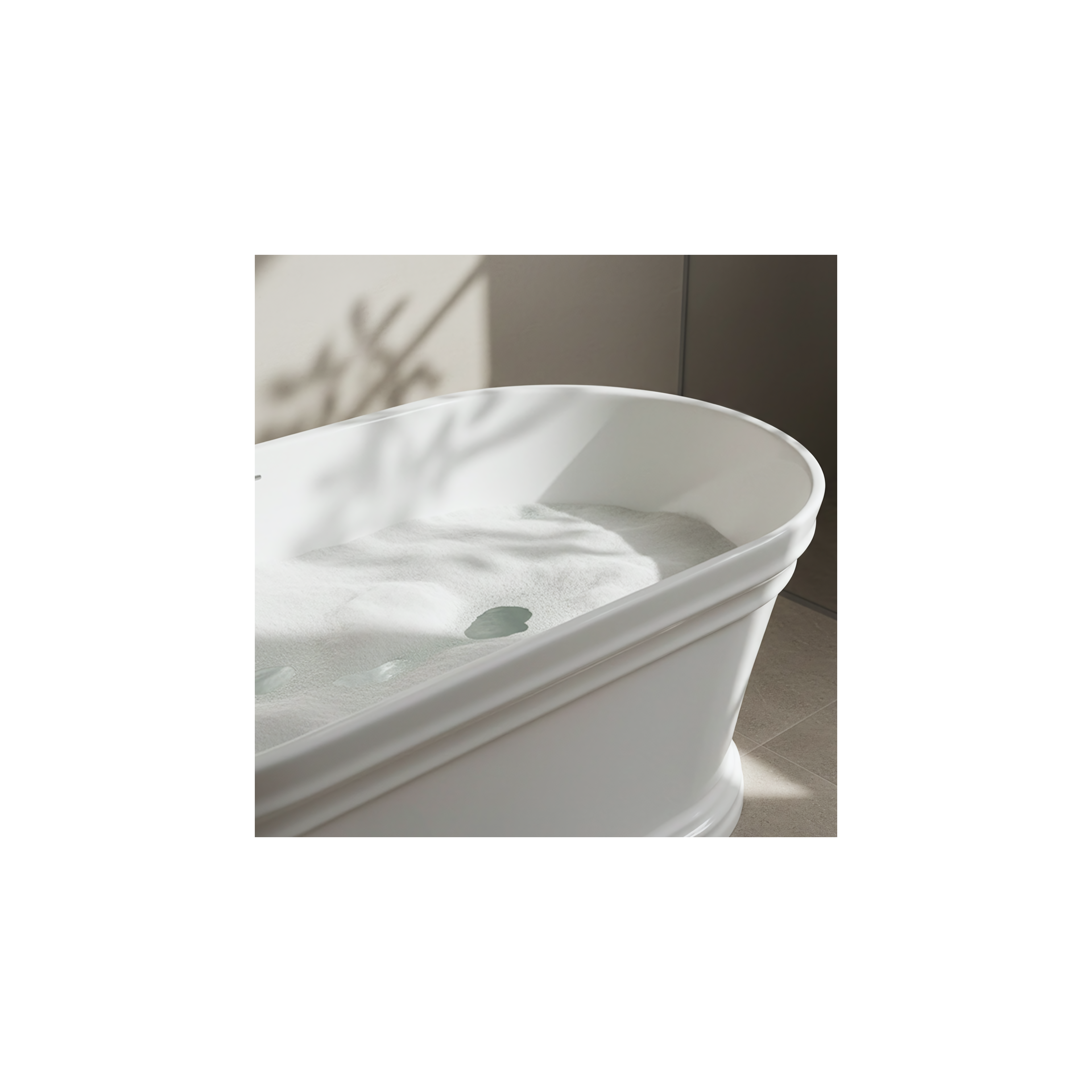 Baignoire autoportante en acrylique Olivia 170