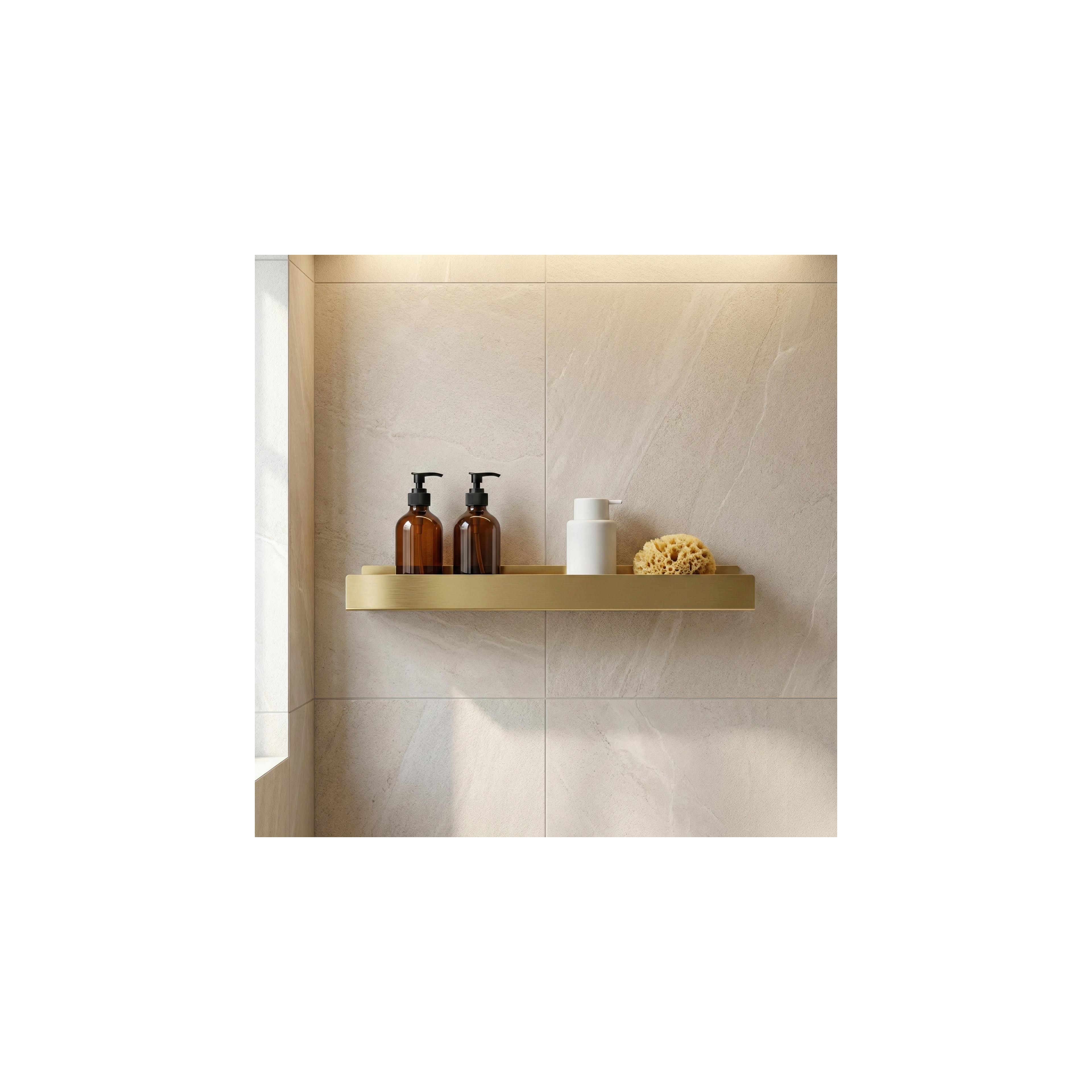 Etagère de salle de bain SF04 60cm gold brush
