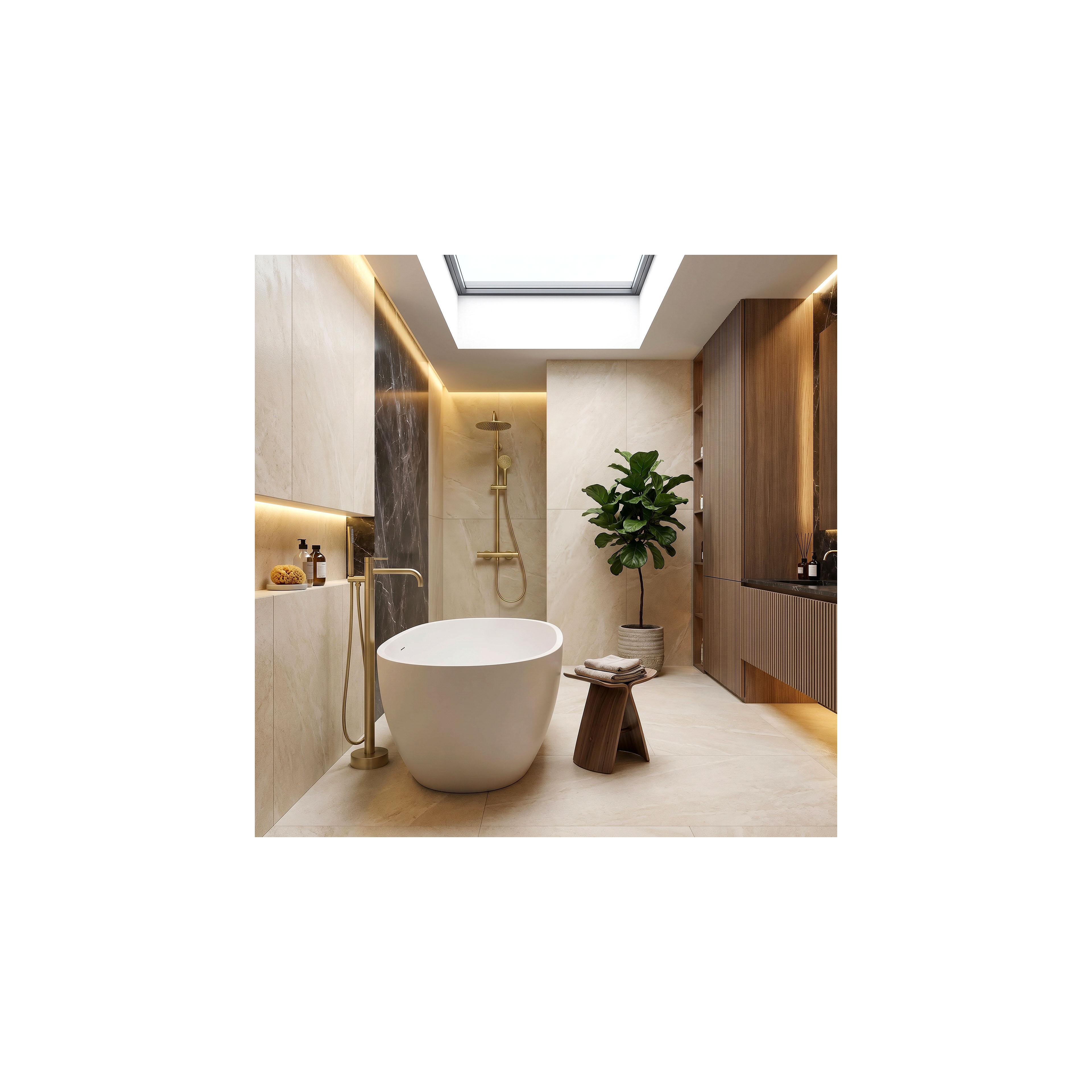 Free-standing faucet Rea Clif Brush Gold