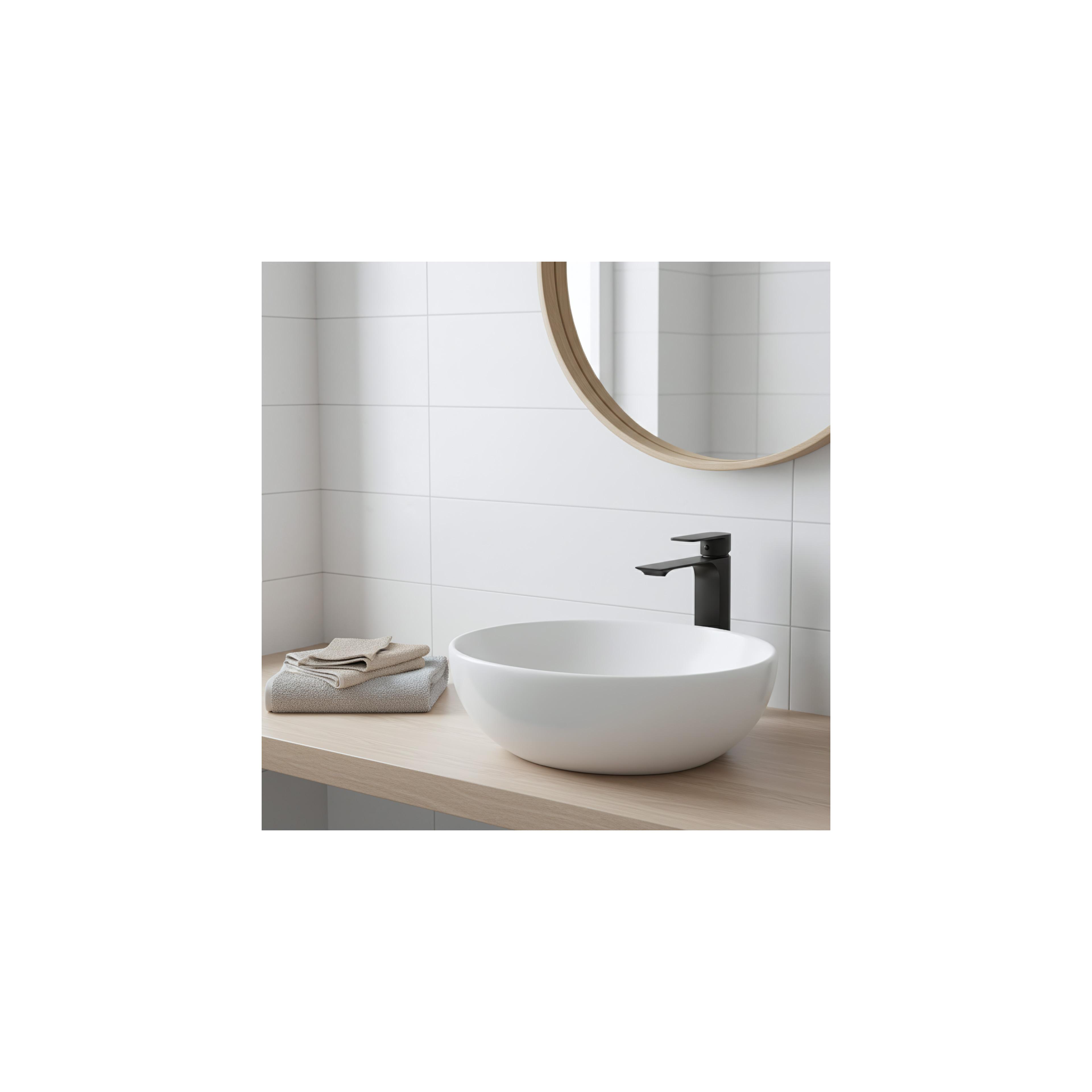Baterie pentru baie REA Urban Black High