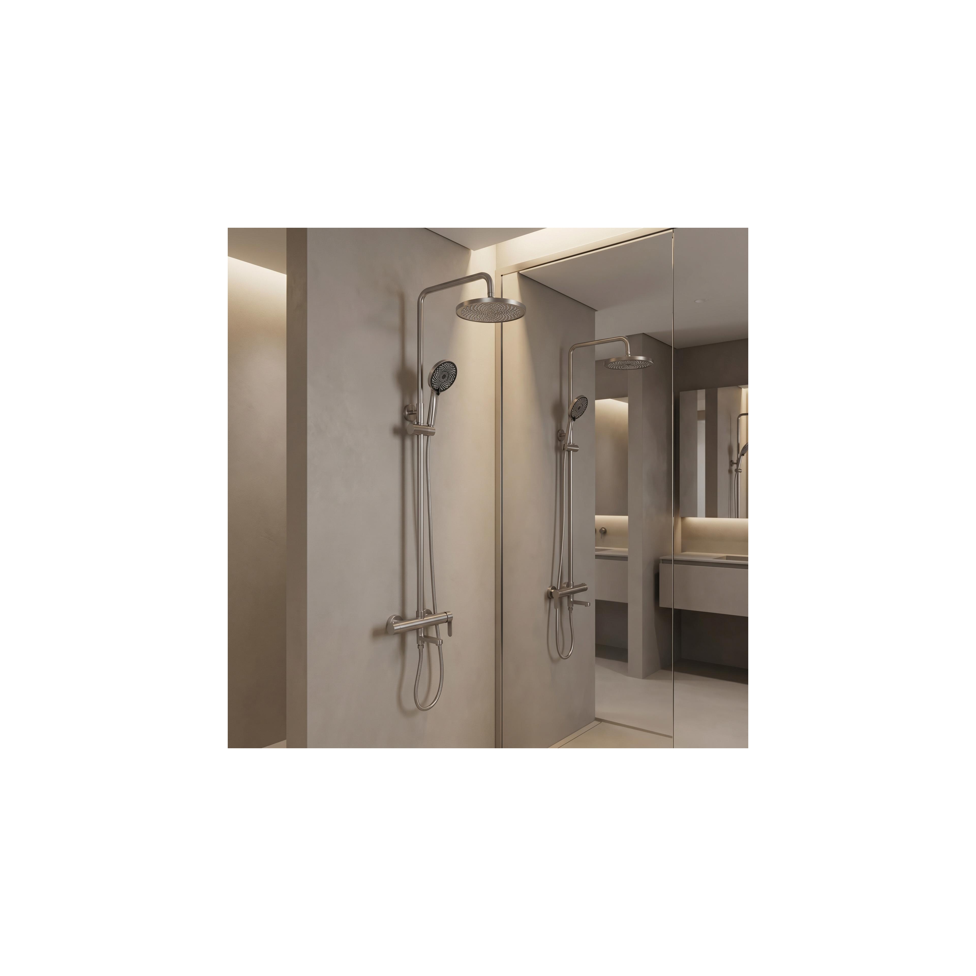 Shower Set Rea Arcos brush nickle