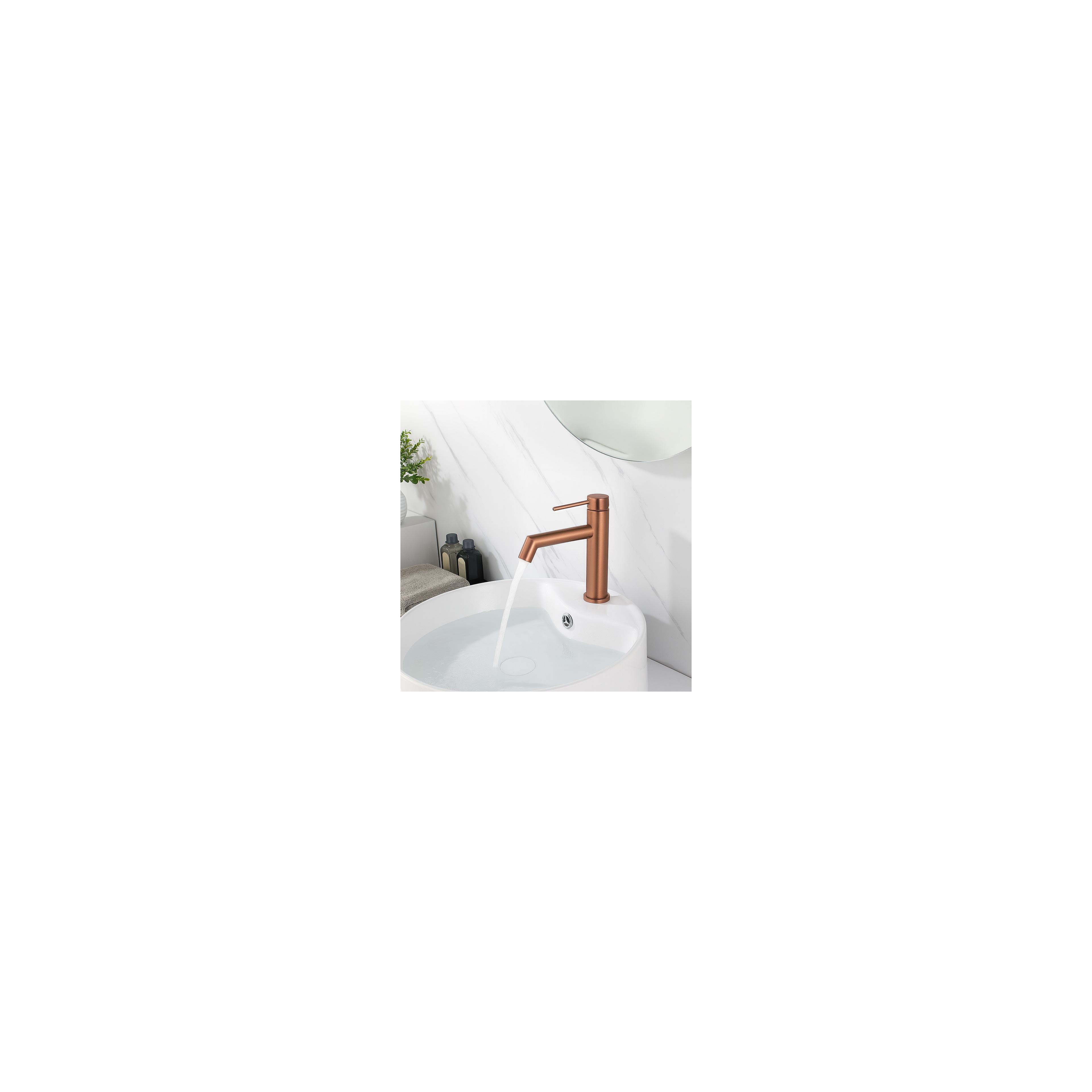 Βρύση νιπτήρα REA FOSS Brush Copper Low