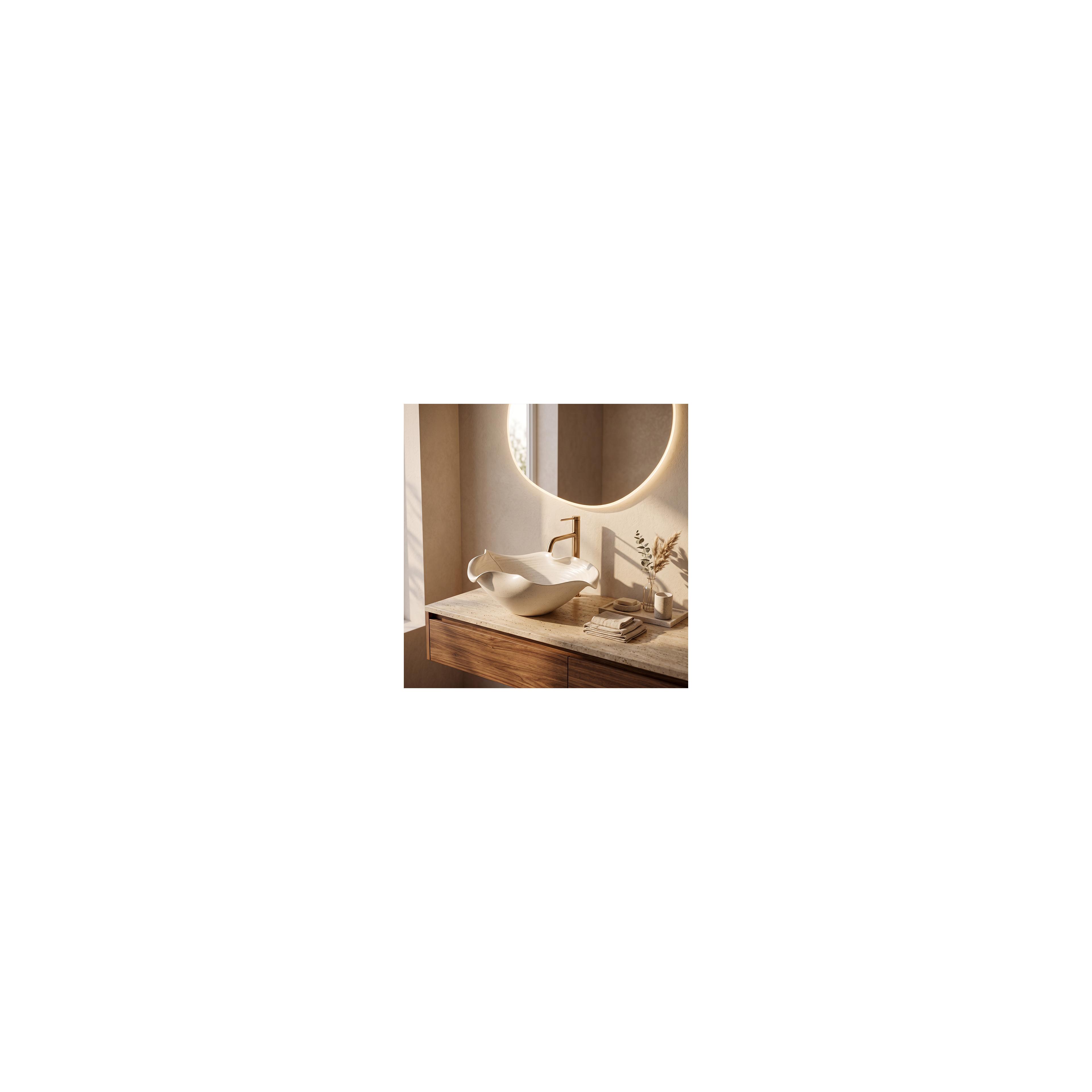 Ceramic Countertop Basin REA HM-02 Handmade ART