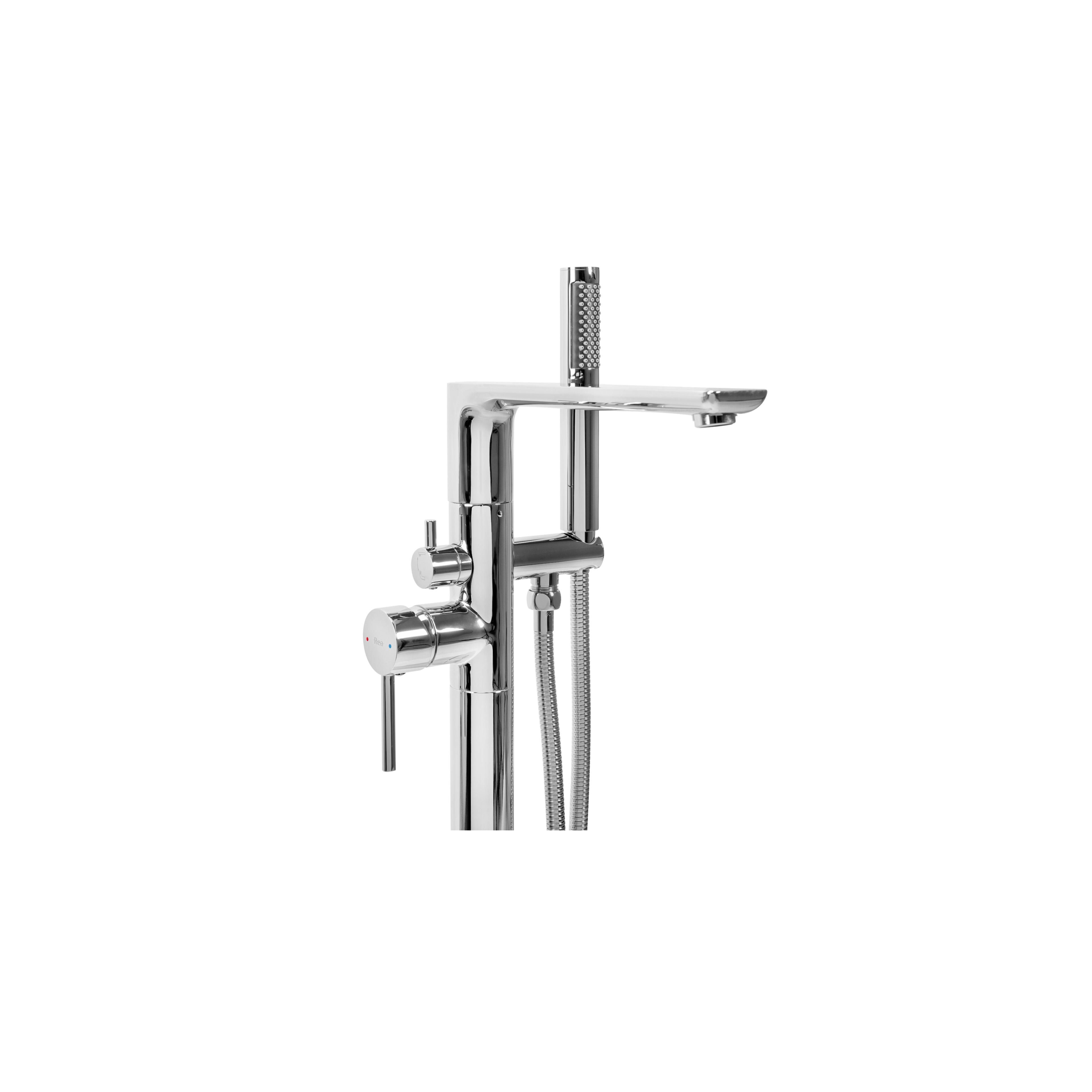 Free-standing faucet Rea Flores Chrome