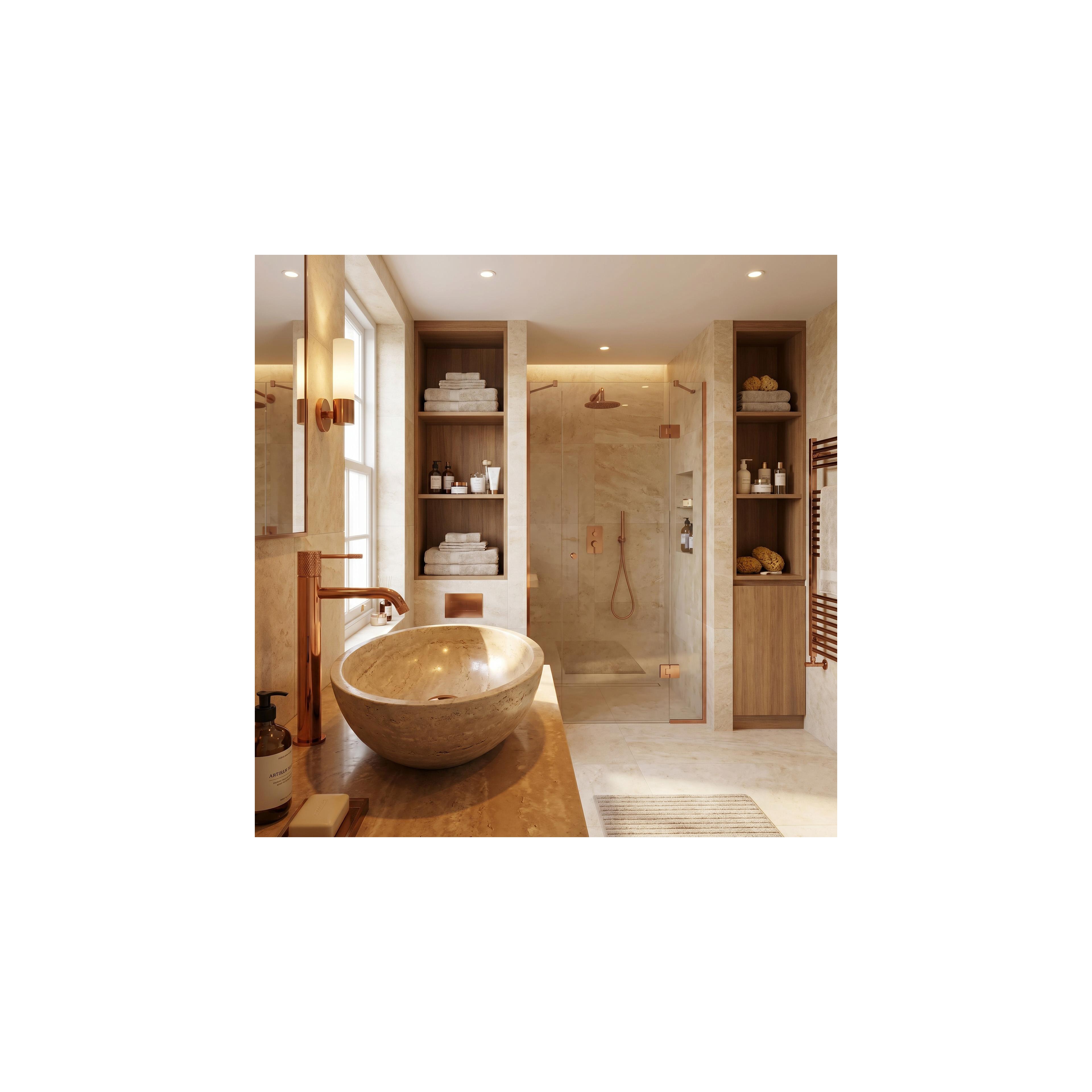 Bathroom faucet Rea Venti Copper High