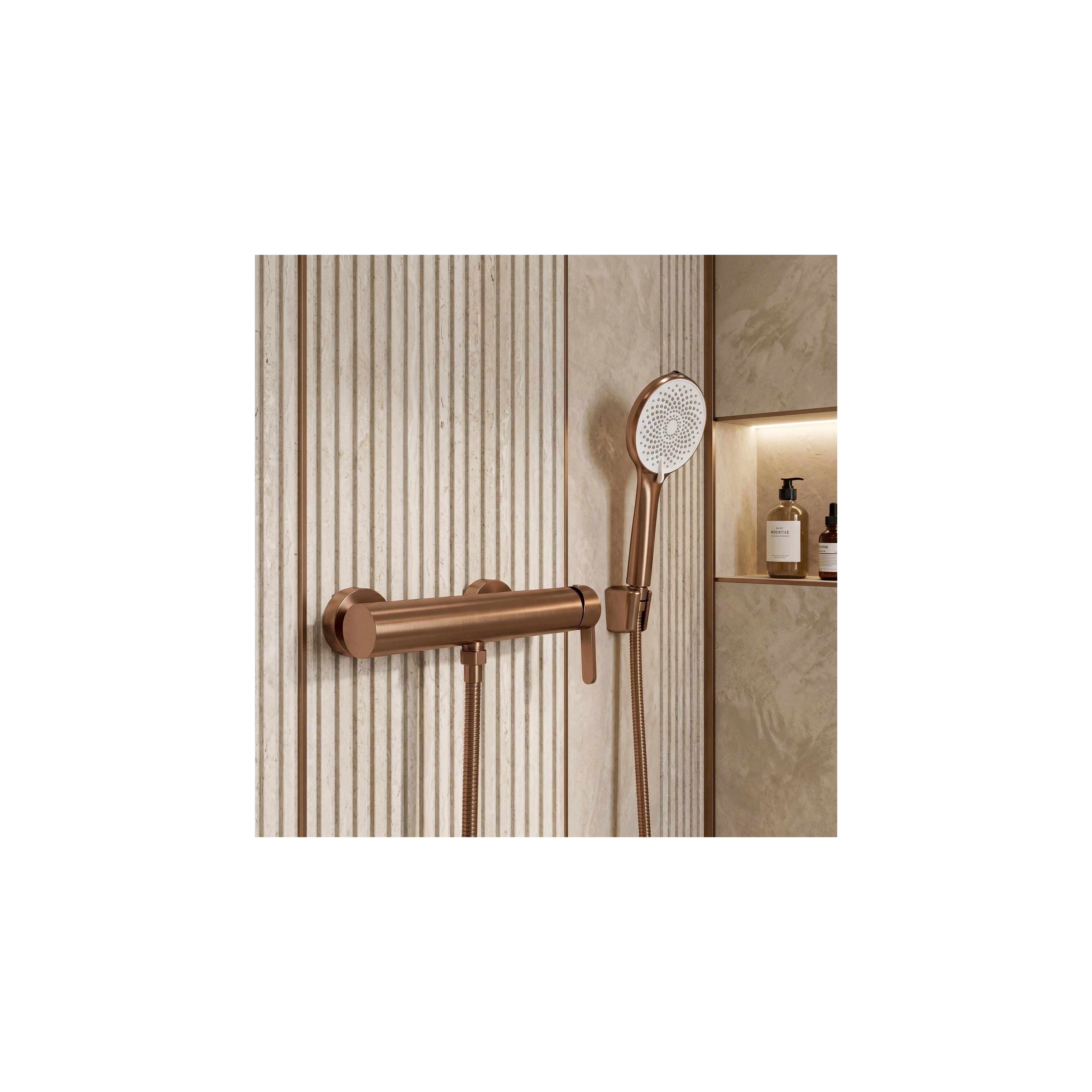 Bathtub faucet REA Ontario Side Brush Copper