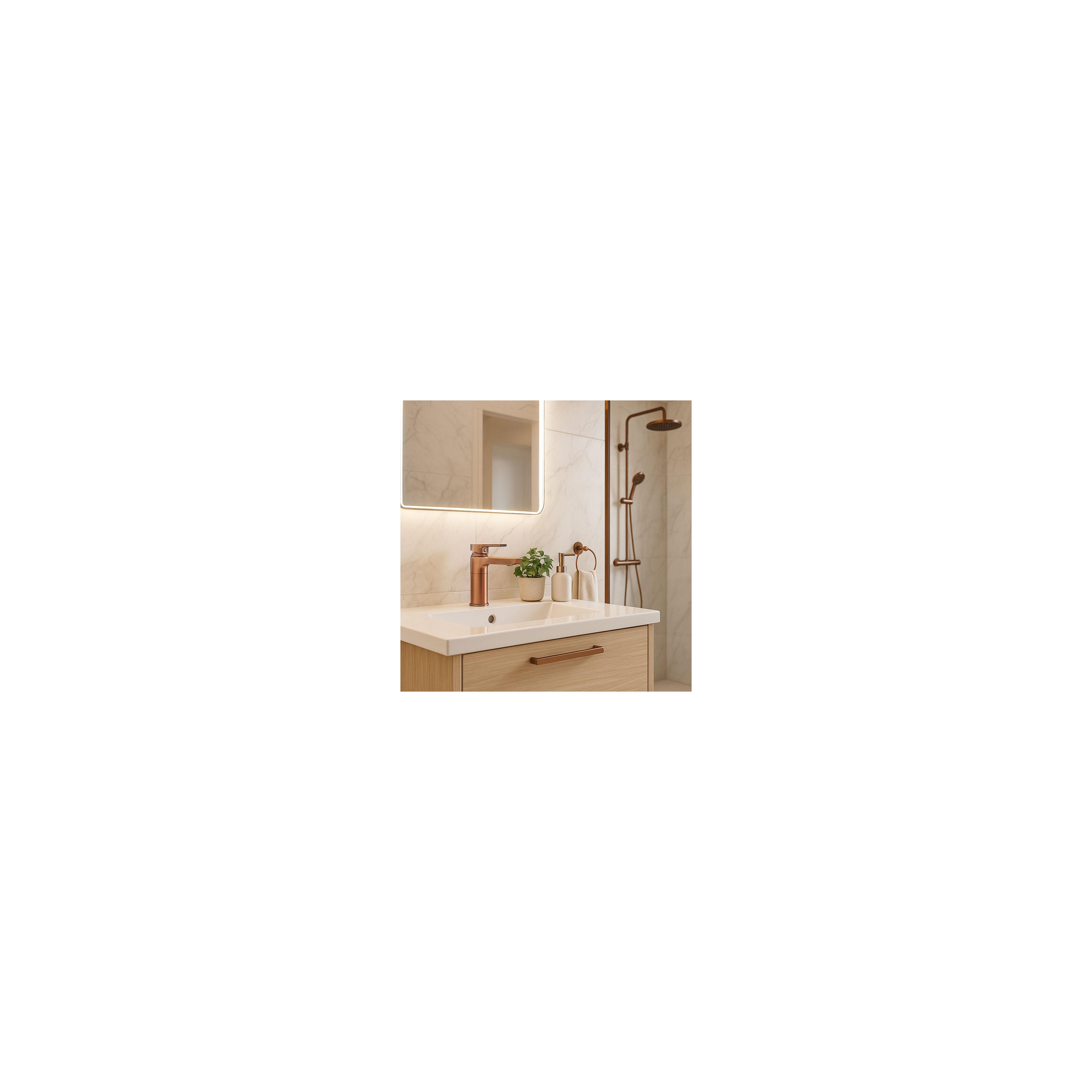 REA ARGUS COPPER BRUSH LOW slavina za umivaonik
