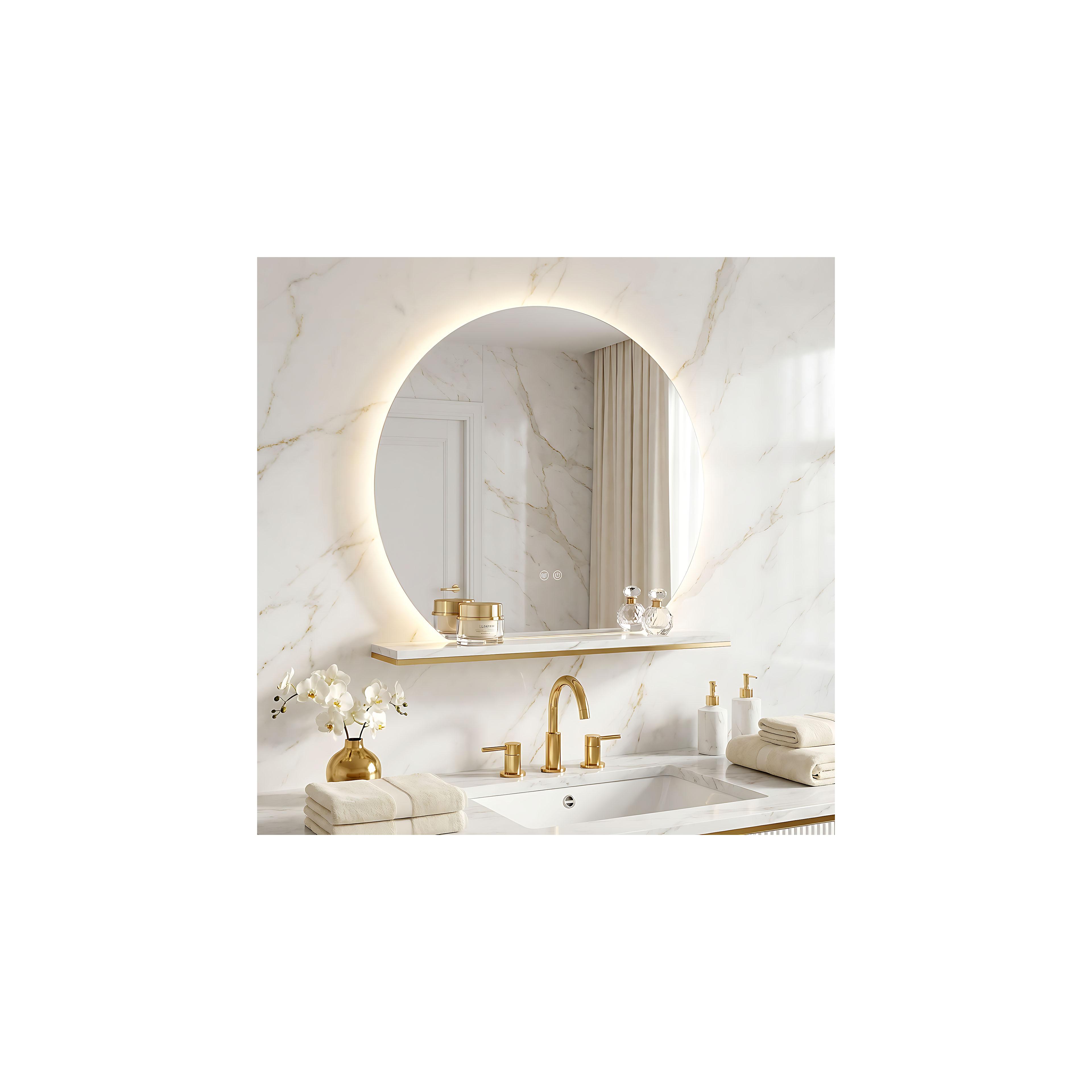 Miroir LED 100cm Fabio