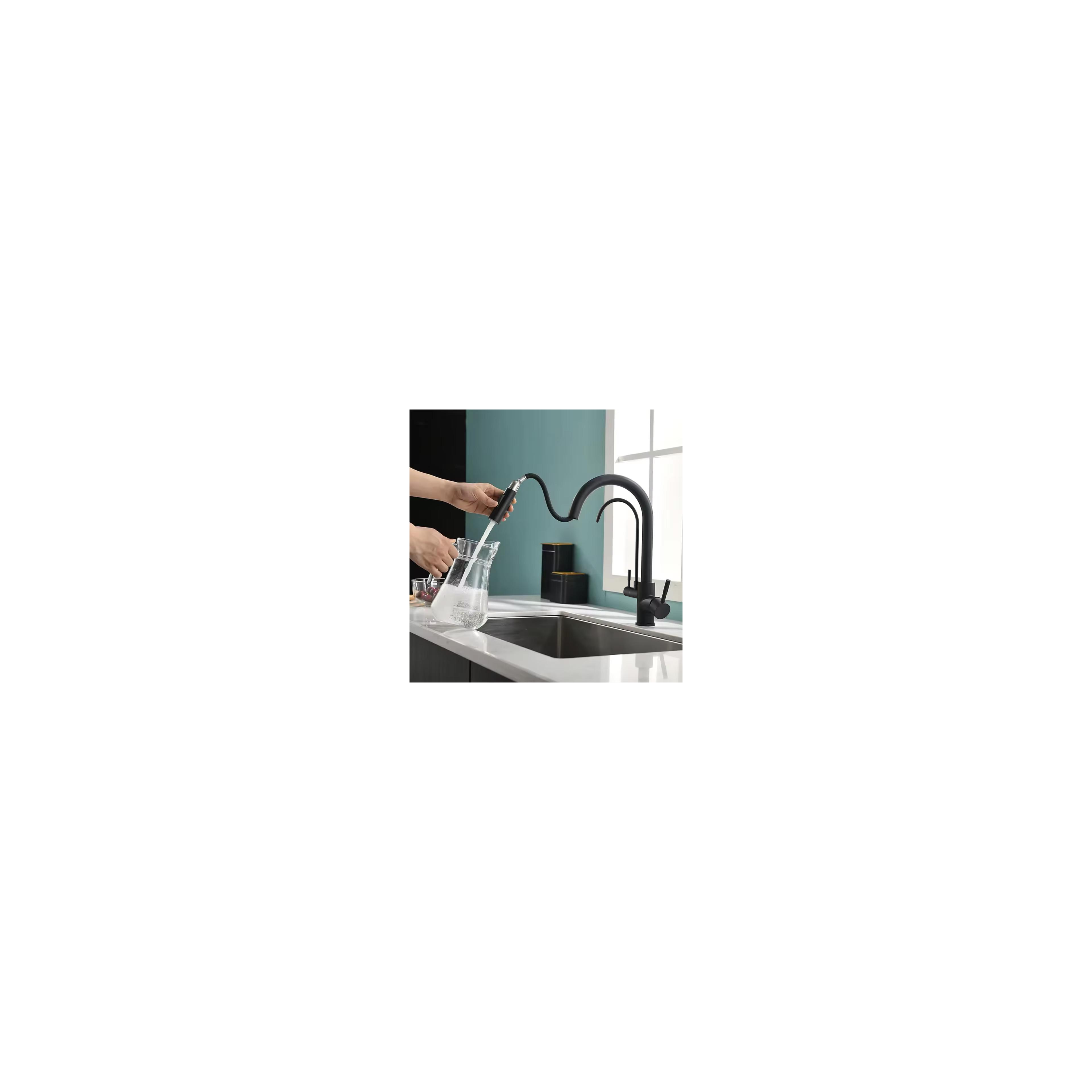 Torneira de cozinha Rea Eco Fresh preta
