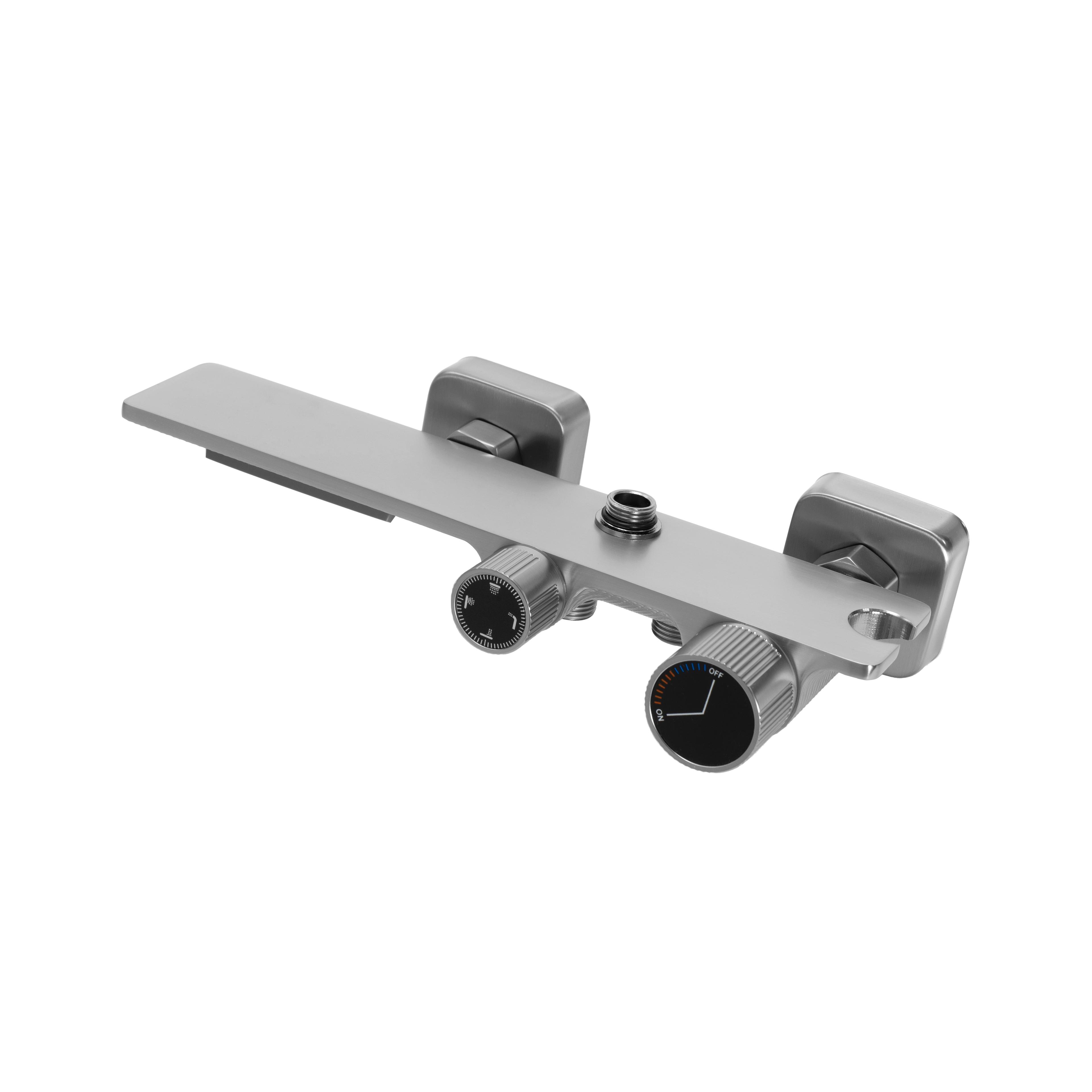 Set doccia REA HELIX  Nickel Brush INOX