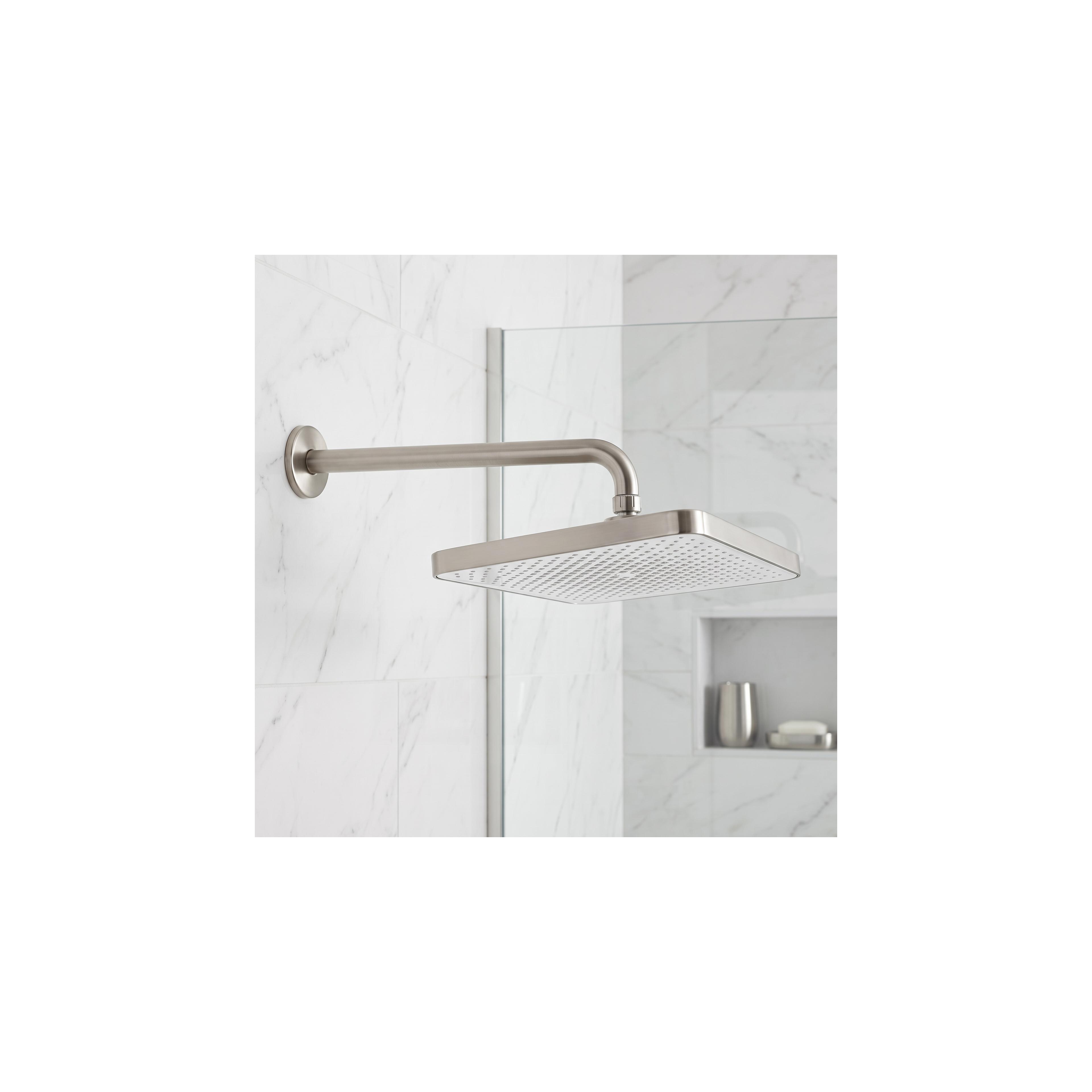 Pravokutna tuš ruža REA JS-032 Brushed Nickel