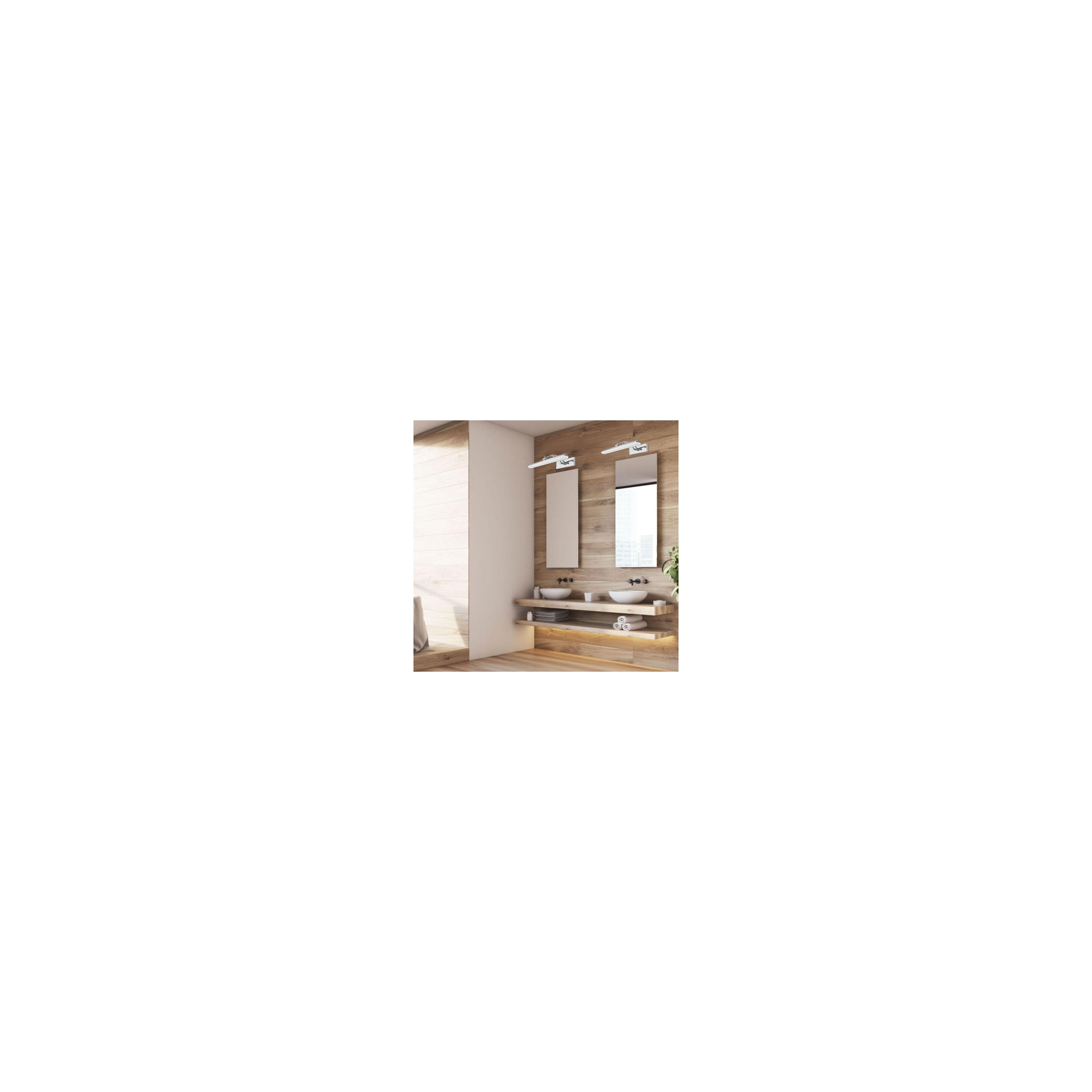 LED VANNAS ISTABAS SIENAS LAMPA VIRS SPOGUĻA 9W 40CM APP372-1W HROMS