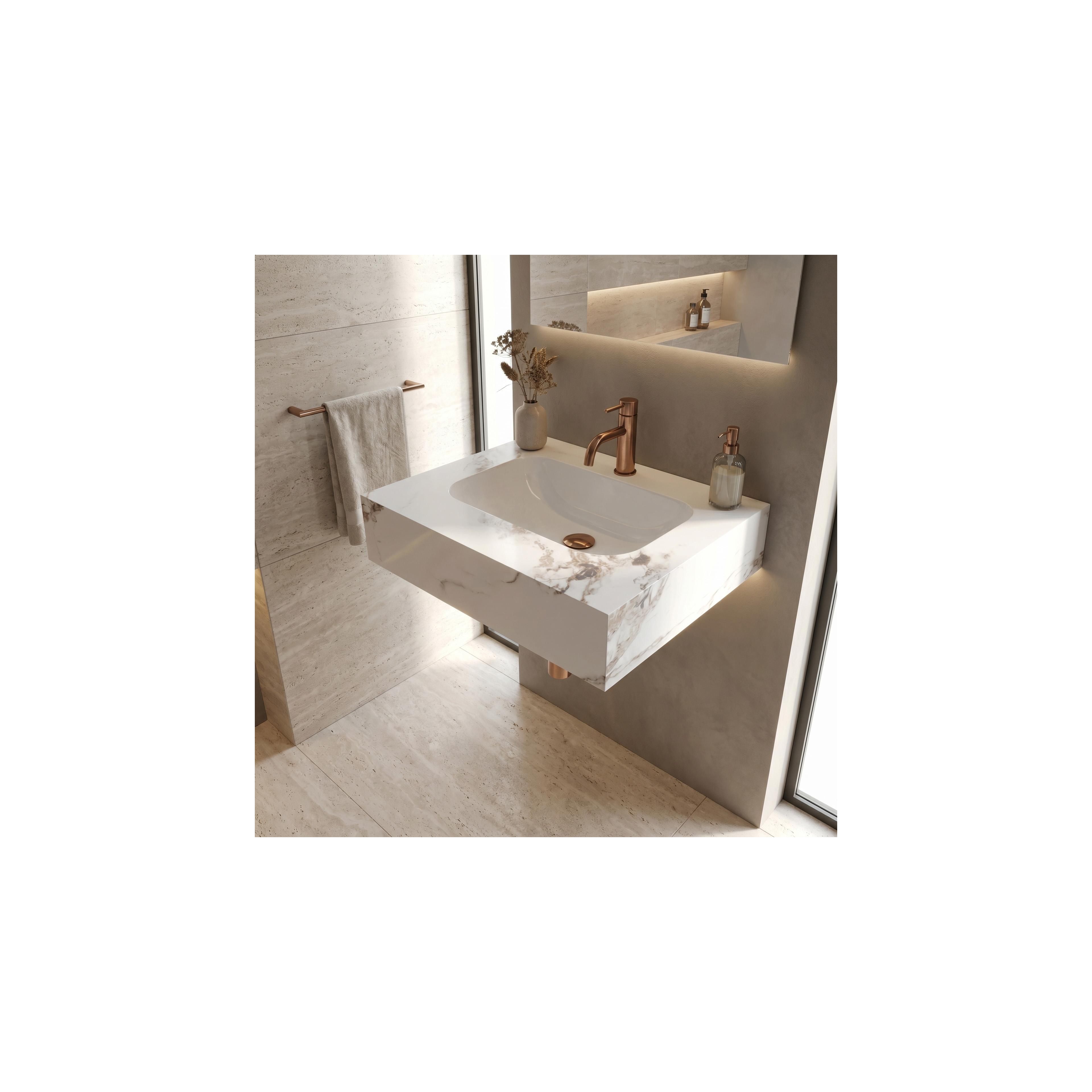Wall-hung washbasin REA Aresa Cold Jade 60