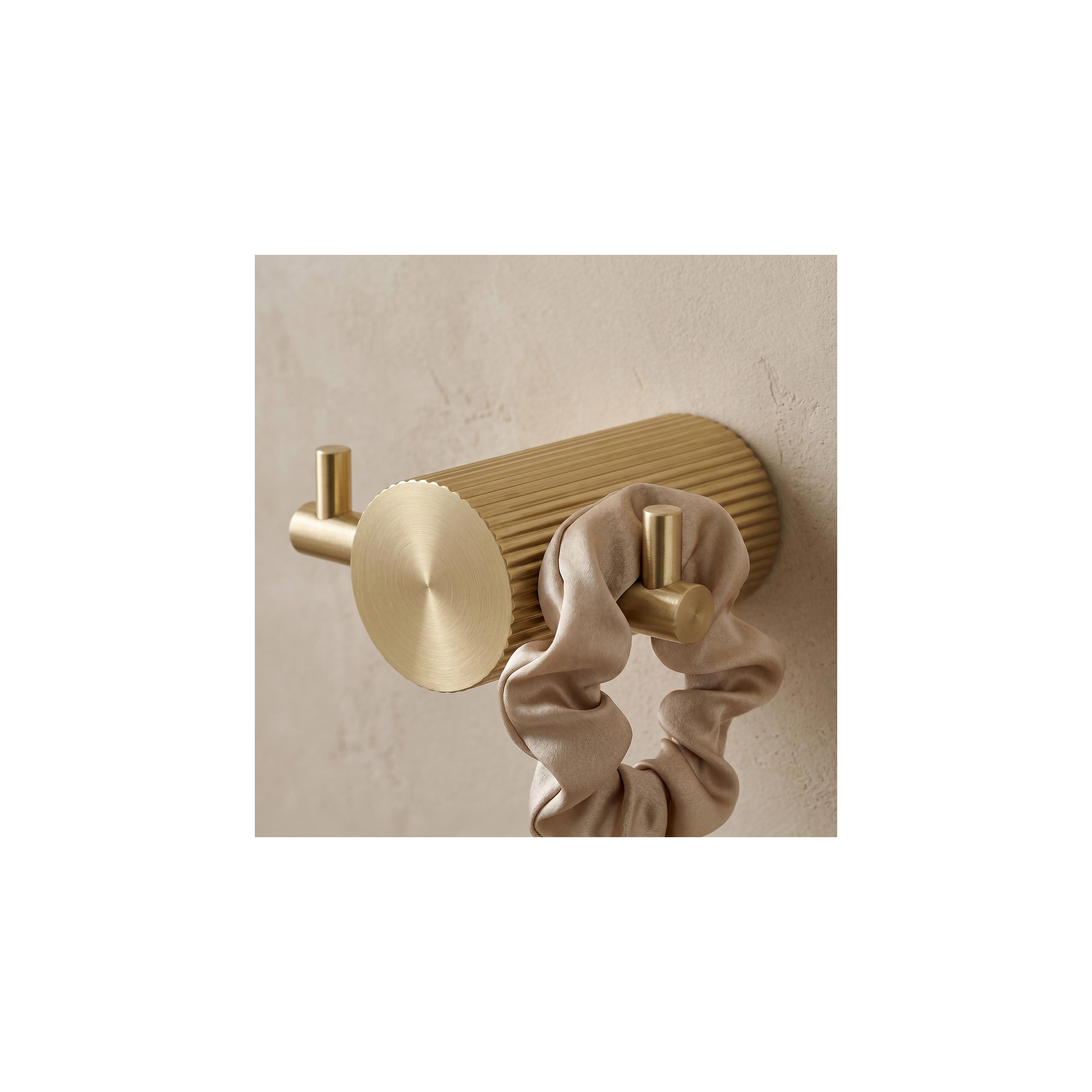Gancho de casa de banho 64104A SOLO Brush Gold