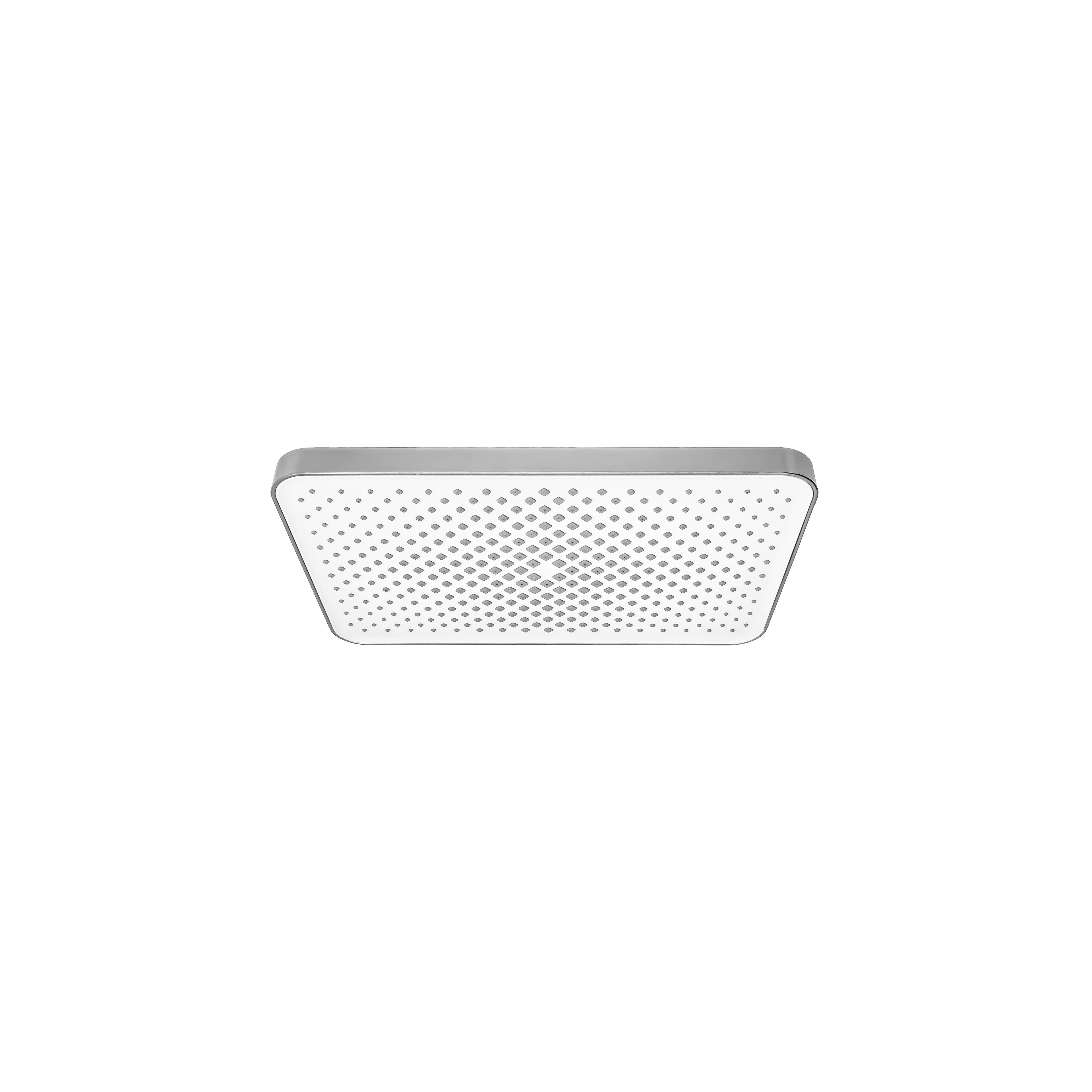 Pravokutna tuš ruža REA JS-032 Brushed Nickel