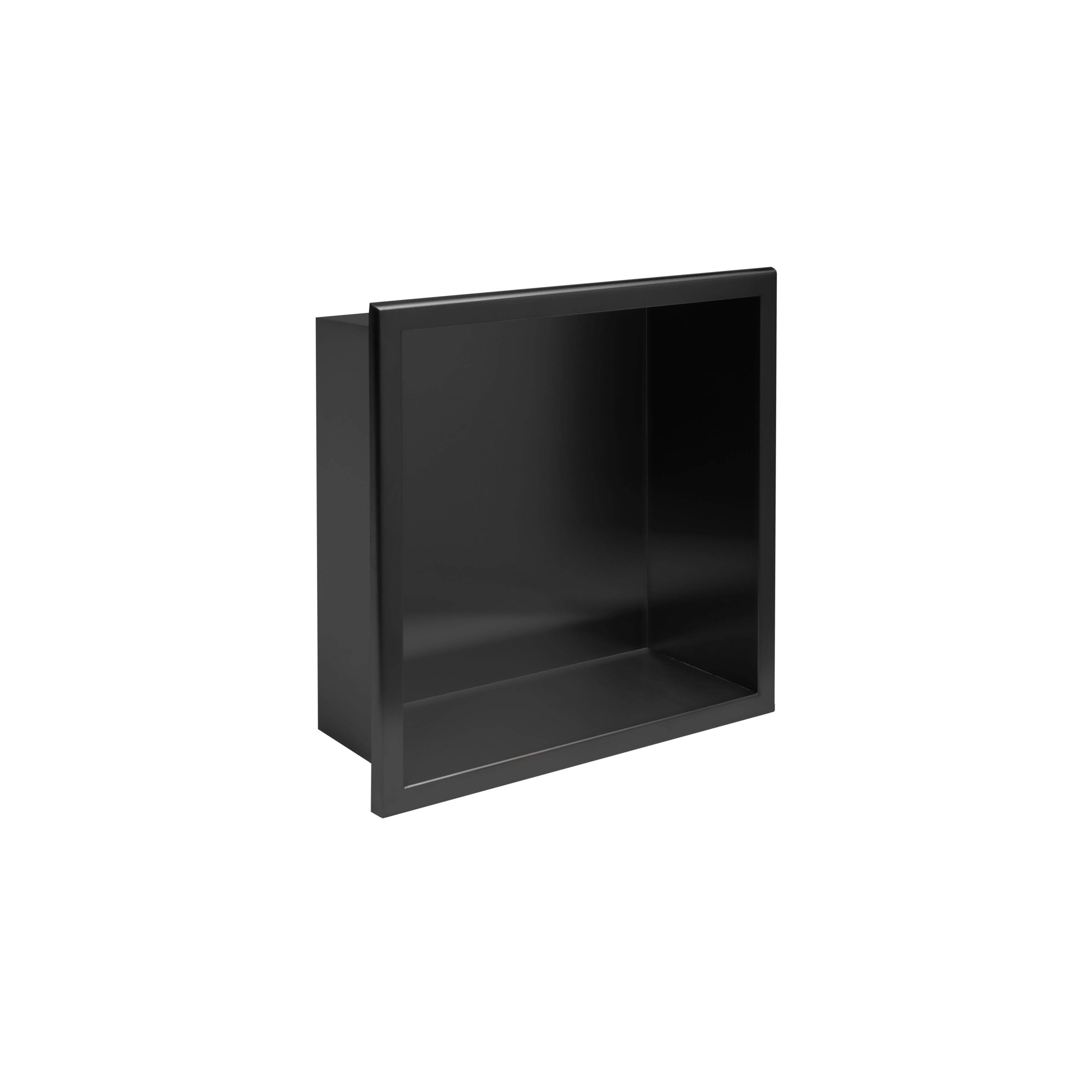 bathroom shelf 30x30 matte black