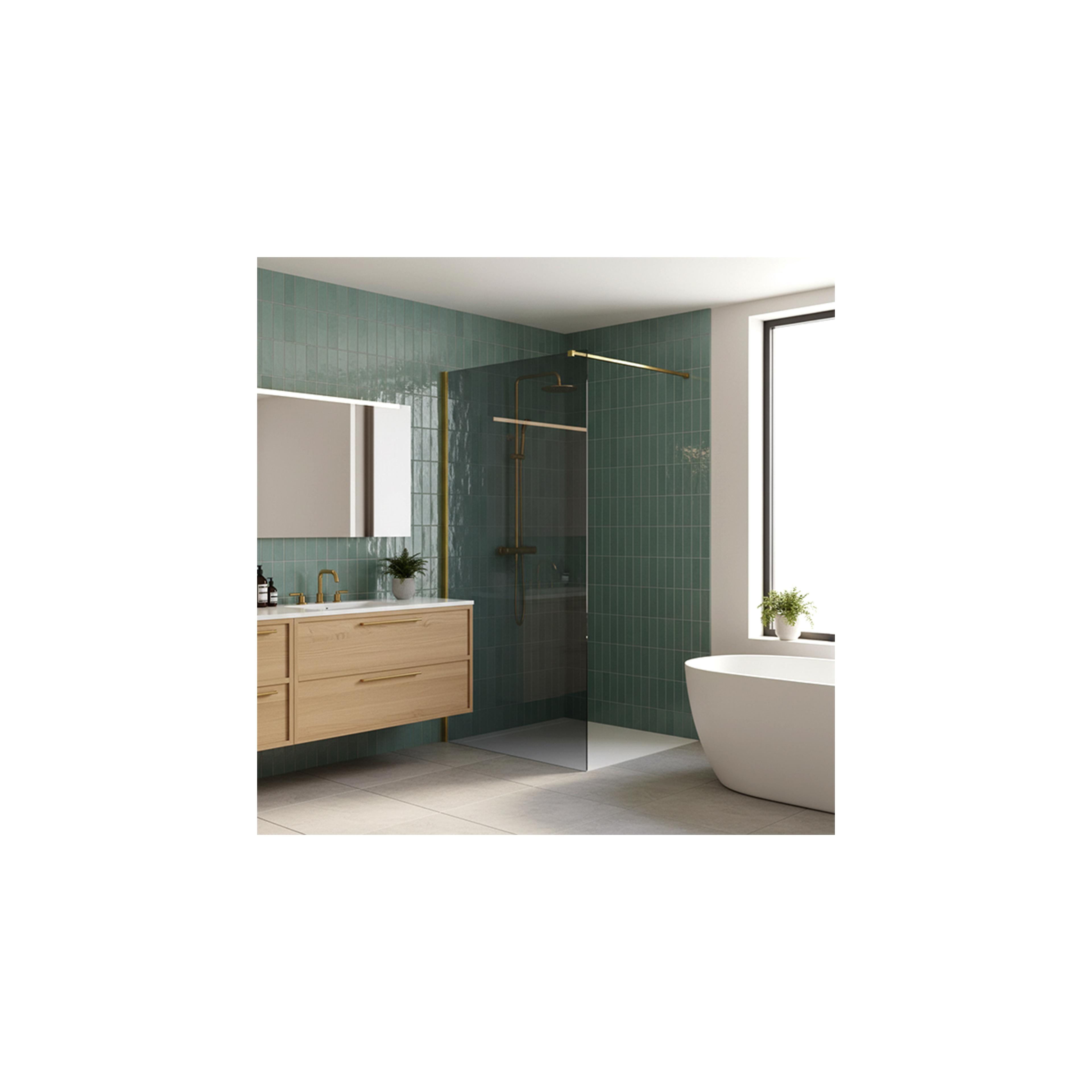 Paroi de douche Rea Flexi Grey / Gold 80