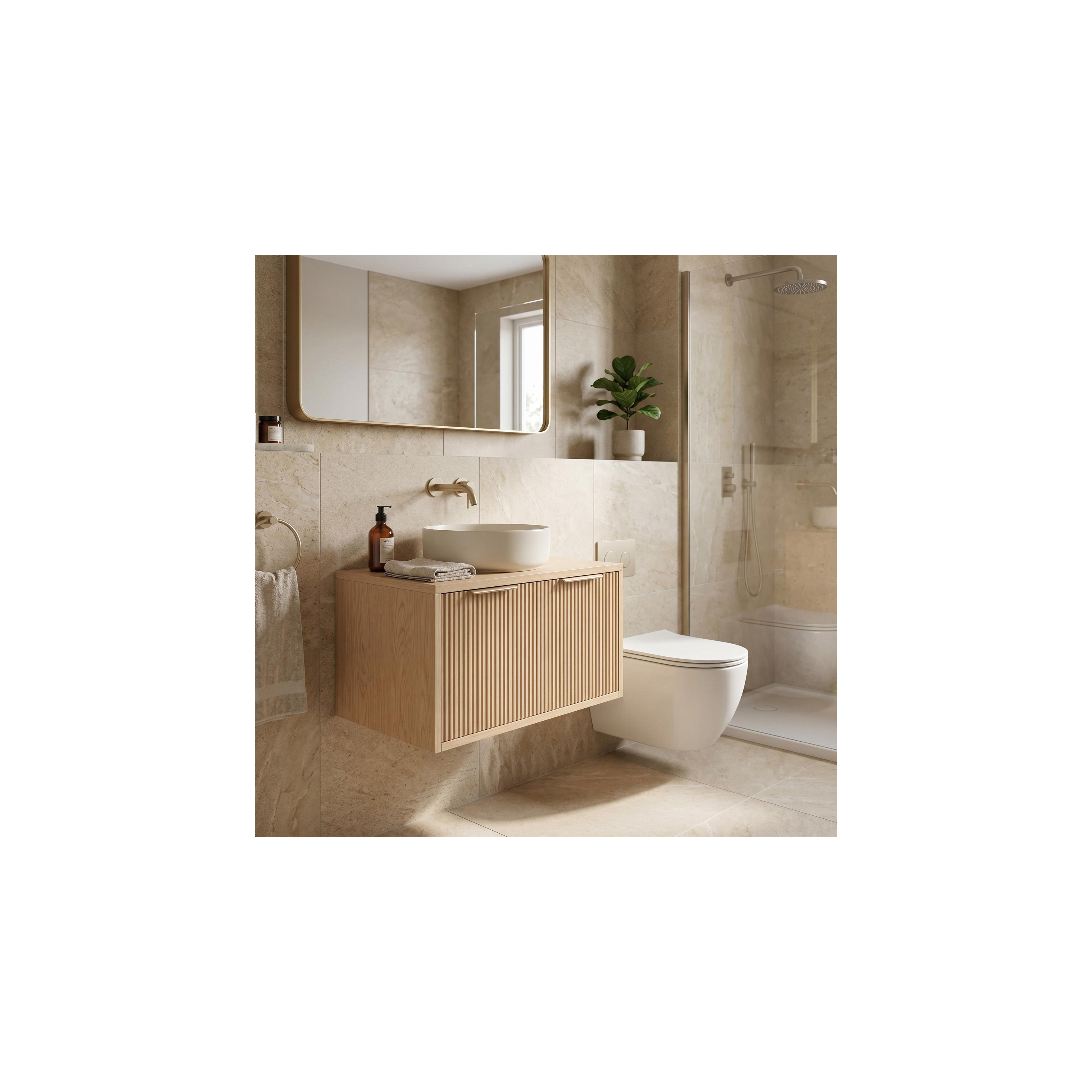 Bathroom vanity cabinet Rea Core 60cm Beige