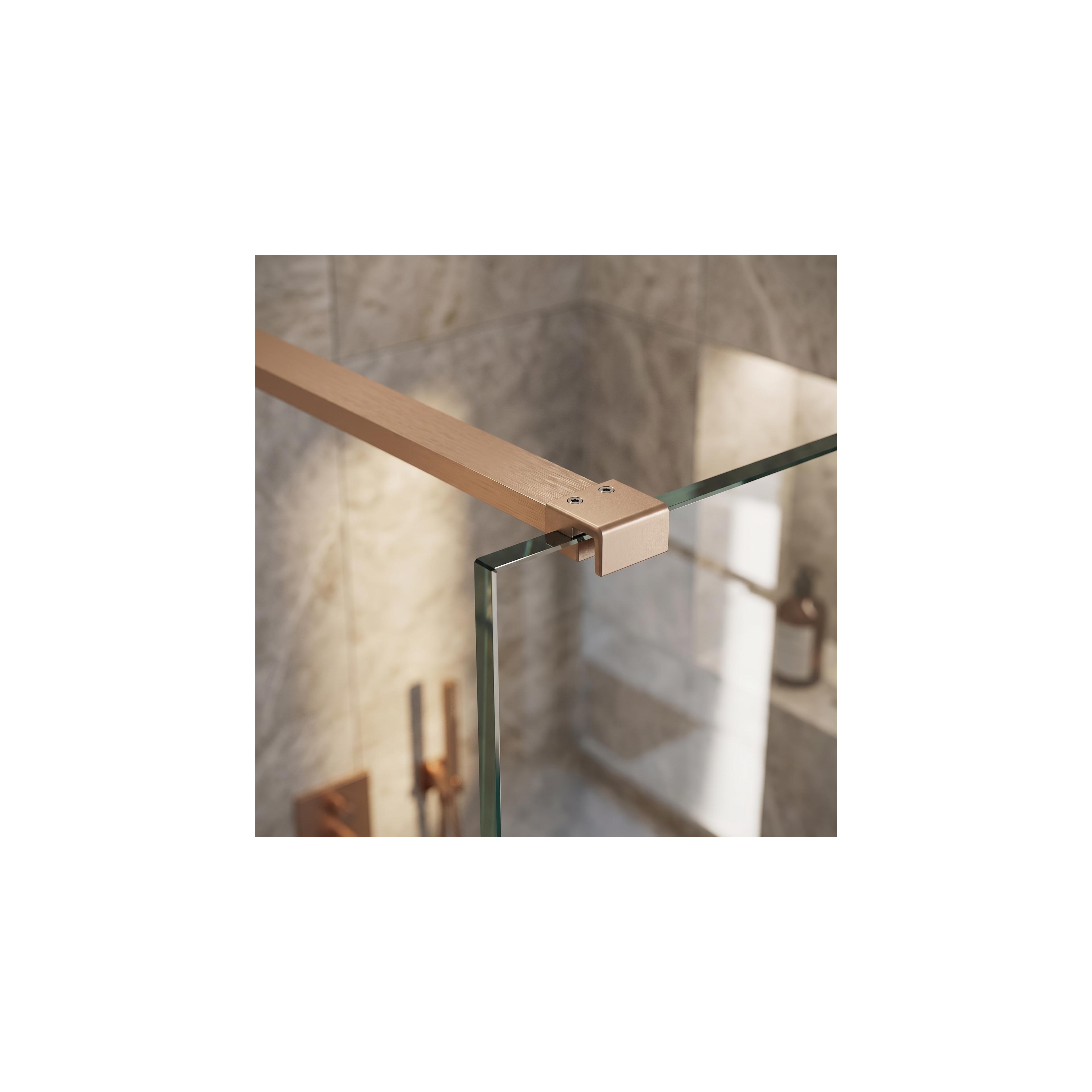 Vzpěra pro sprchovou zástěnu 150 cm Rea Brush Copper
