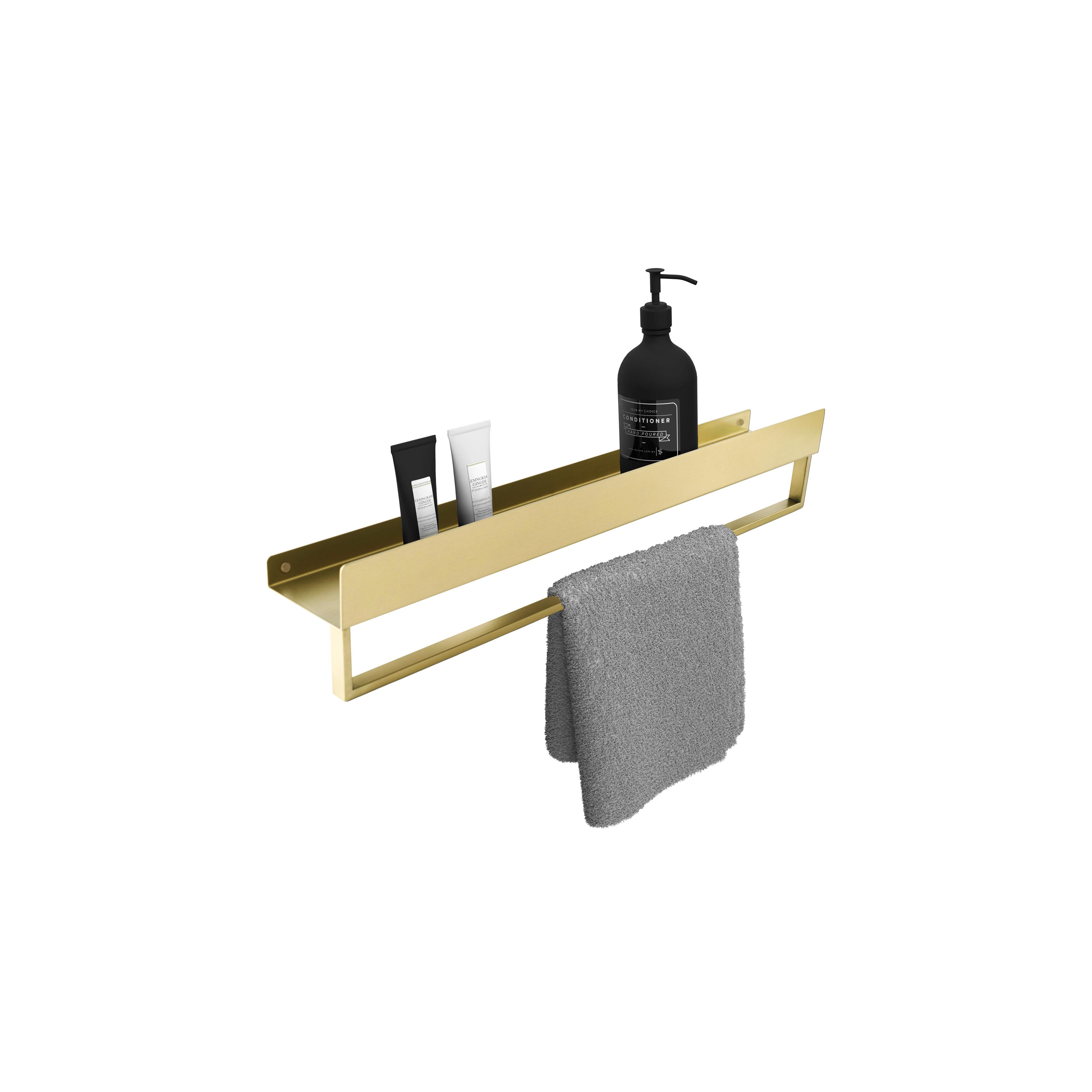 Kupaonska polica SF01 60cm gold brush