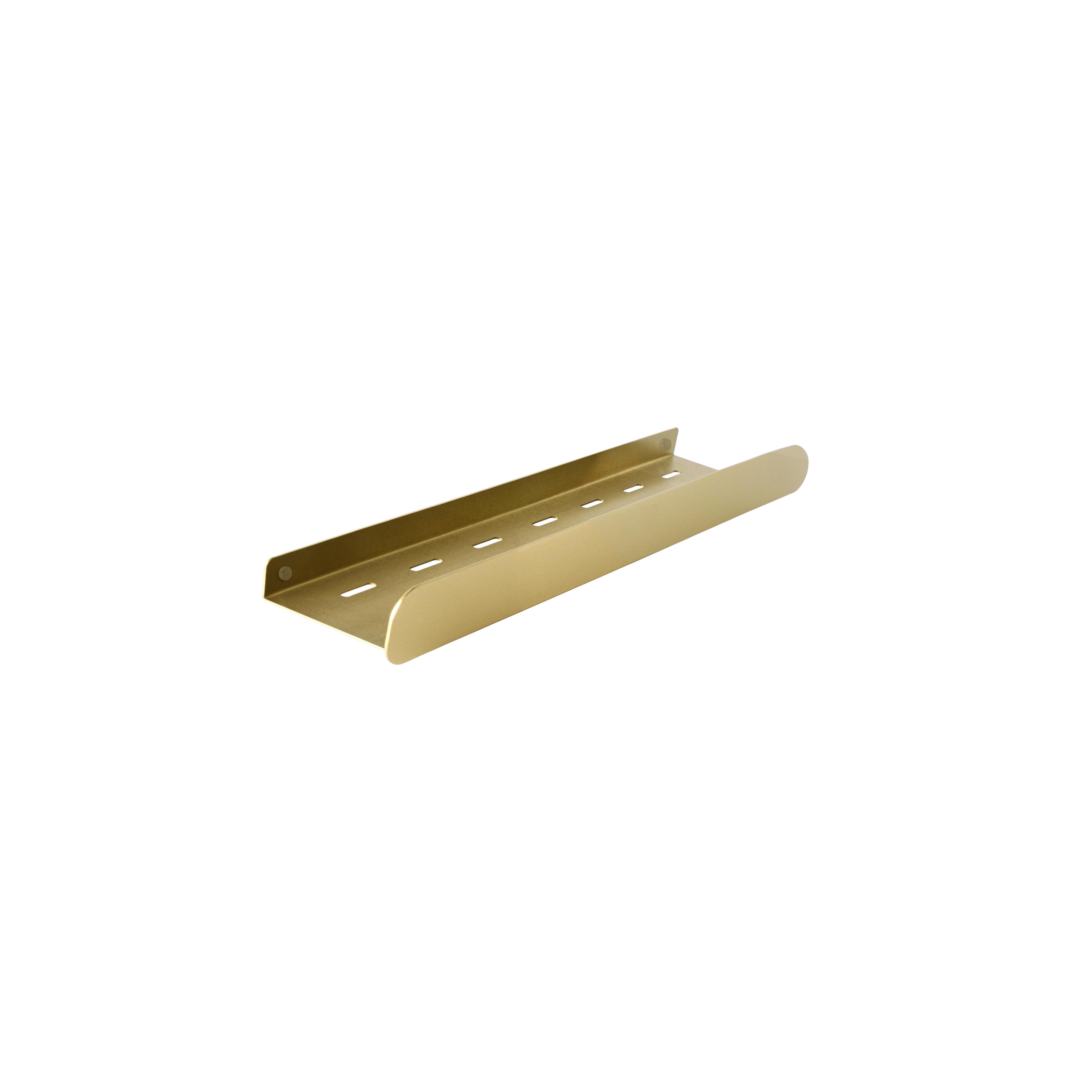 Bathroom shelf SF03 45cm gold brush