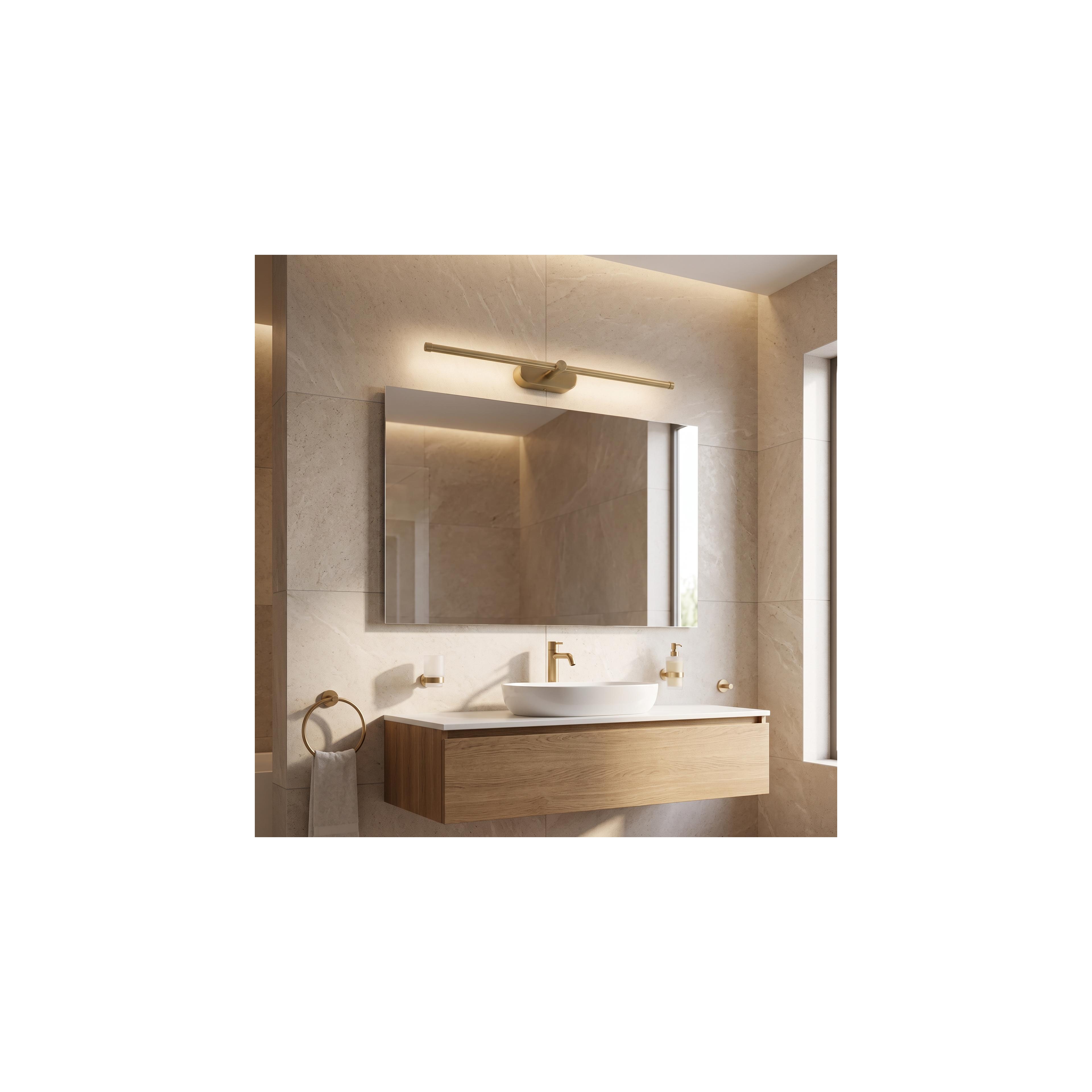 Badeværelse væg LED-lampe APP1893-1W 60 cm BRUSH GOLD