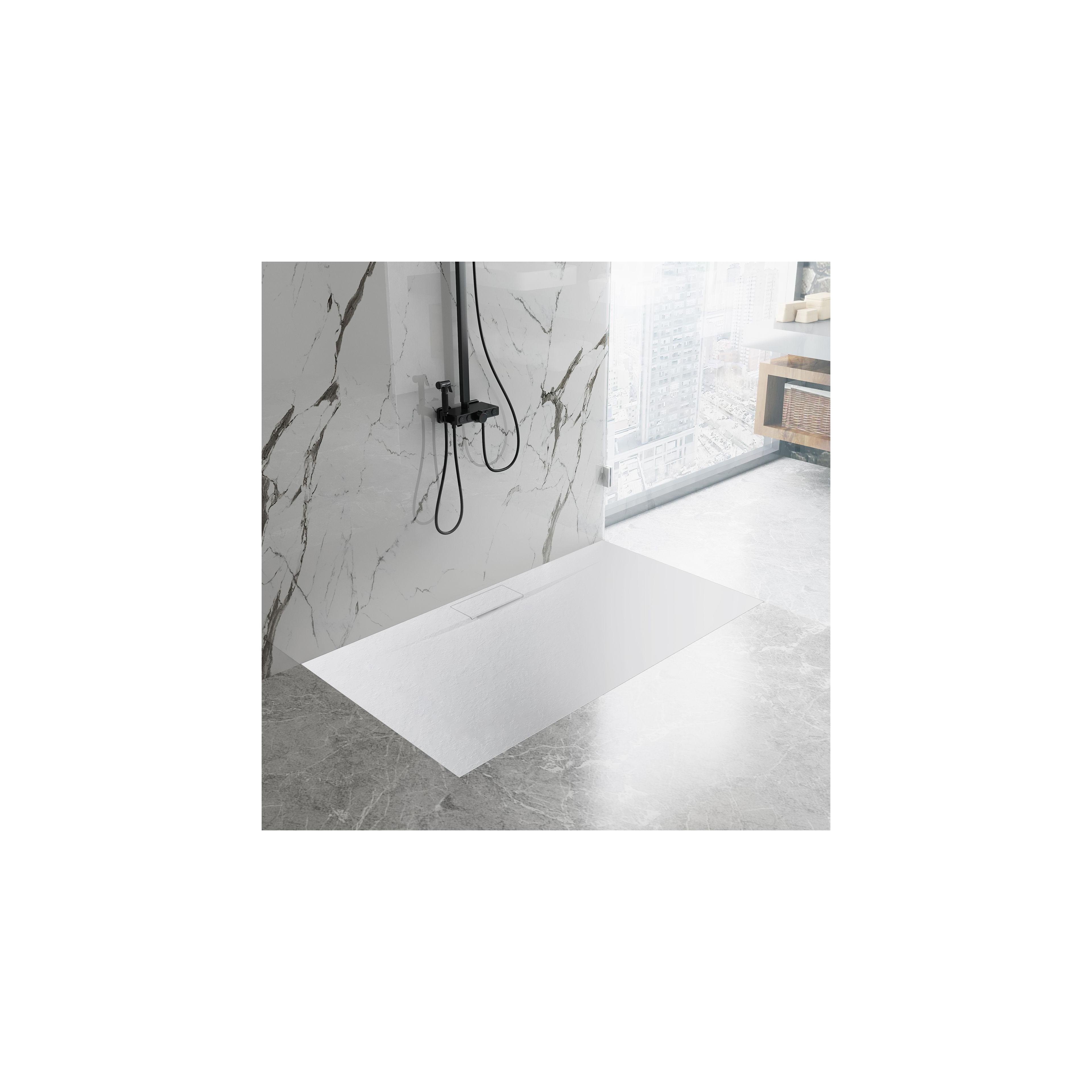 Shower tray Bazalt Long White 80x120