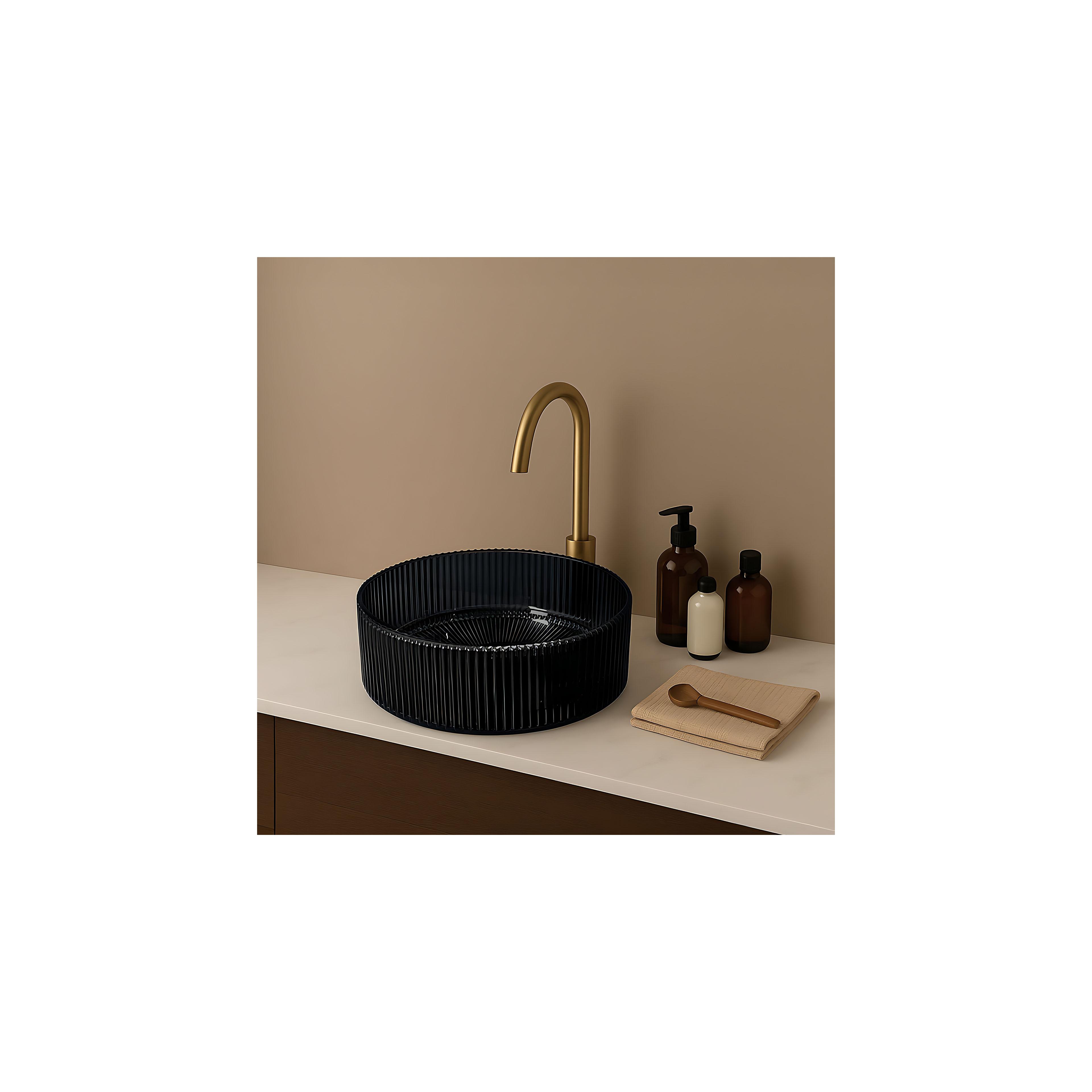 Nadgradni umivaonik Rea Ingrid 36 Black