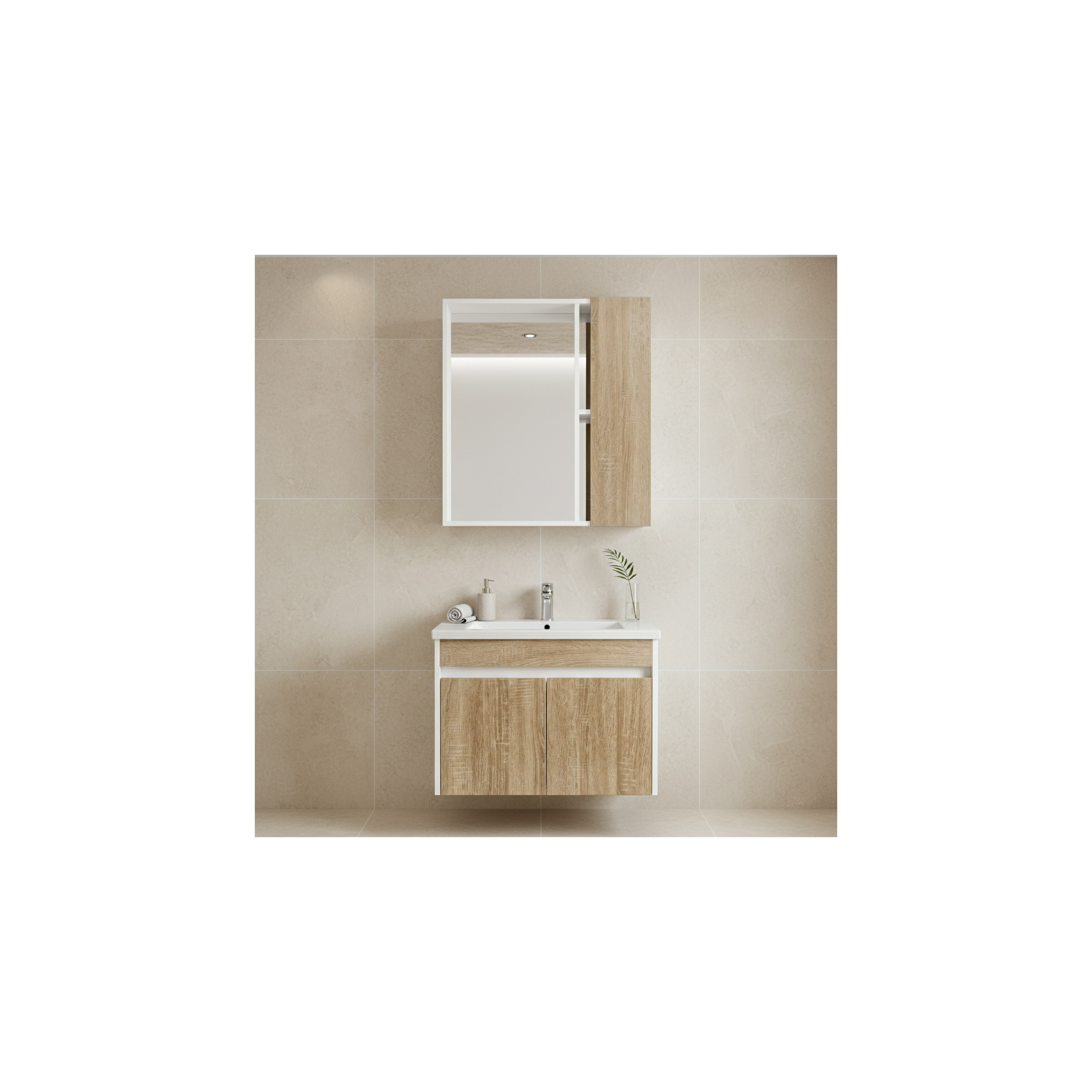 Faro 60 cm bathroom furniture set