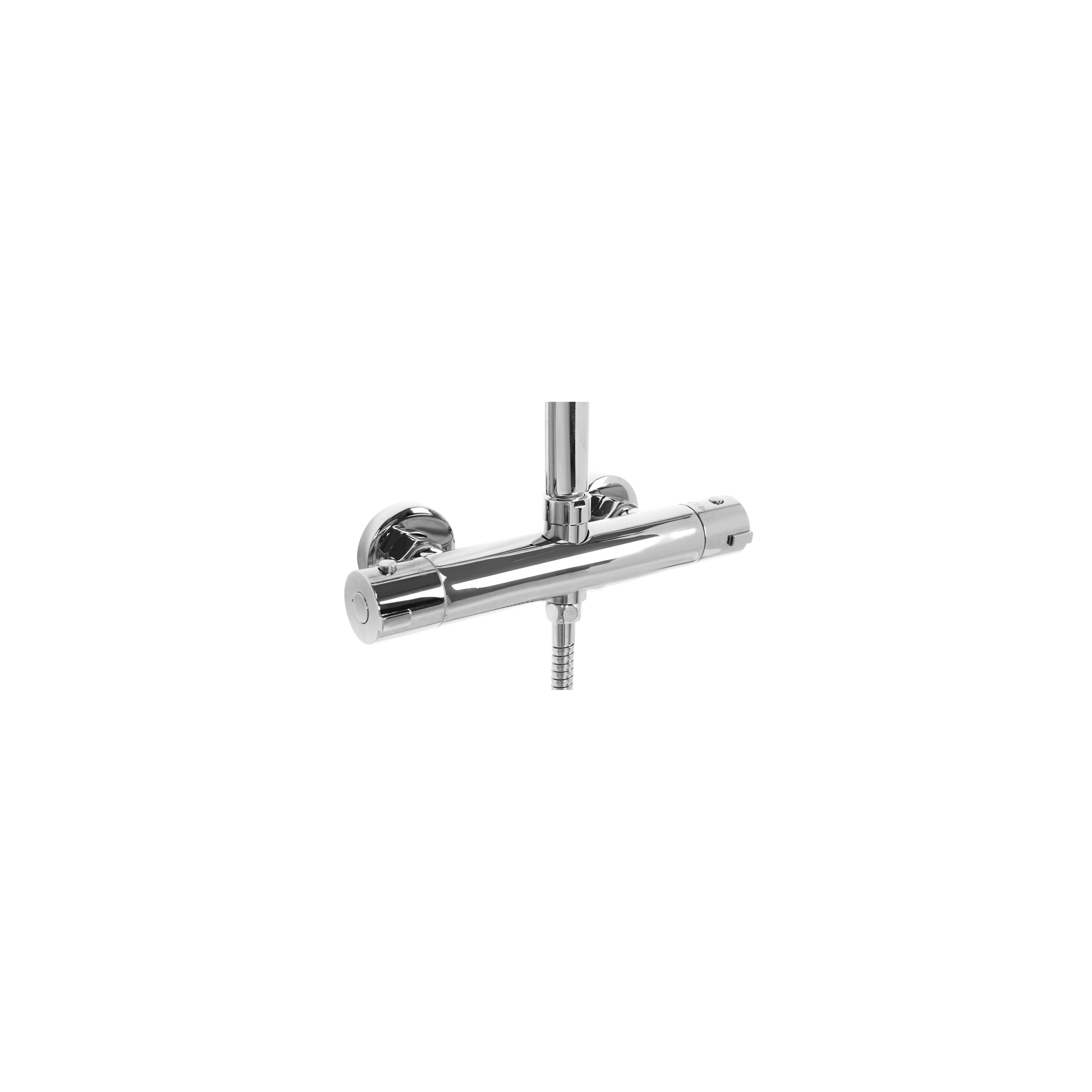 Conjunto de chuveiro REA Tom Chrome com termostato