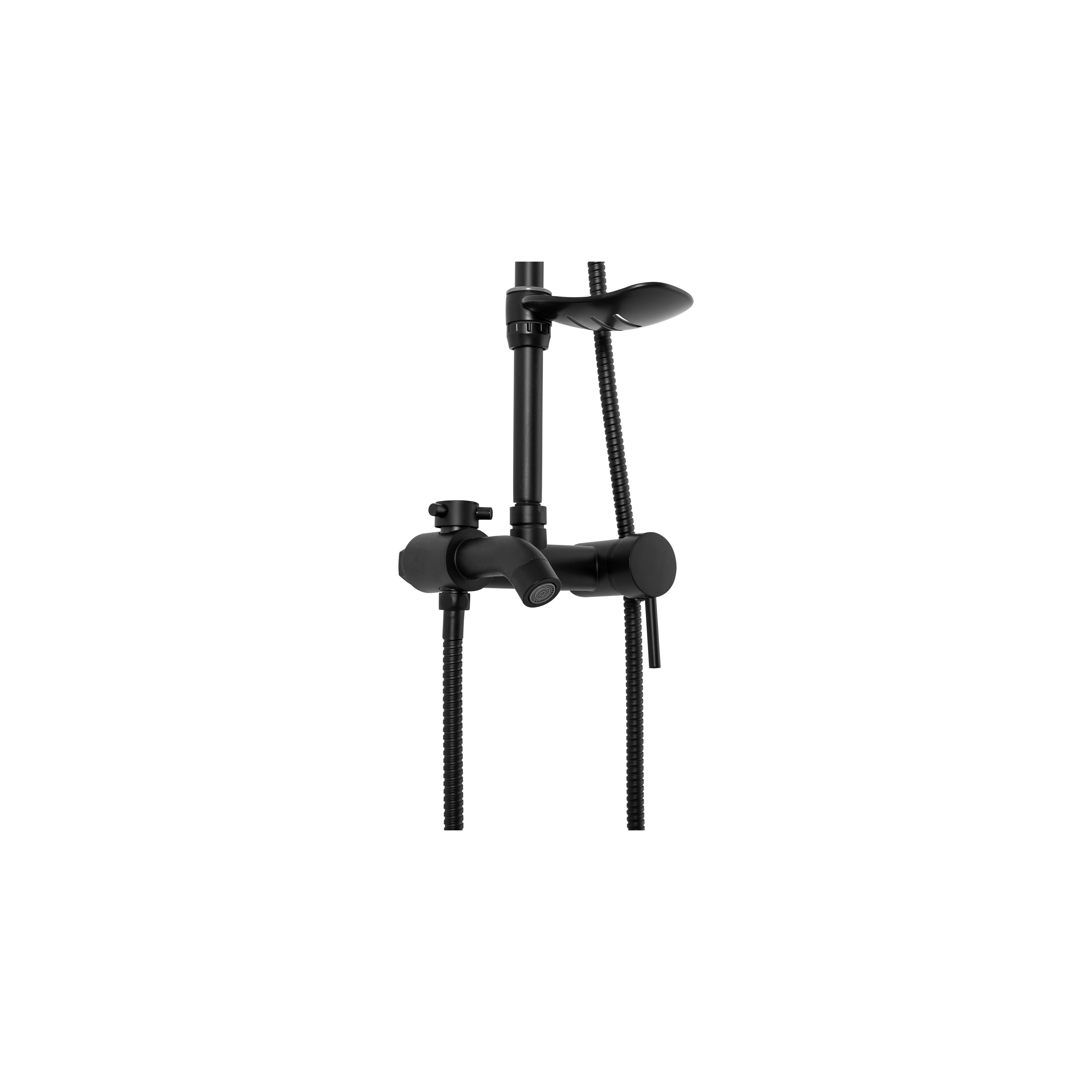 Coloana de dus negru LUIS Black