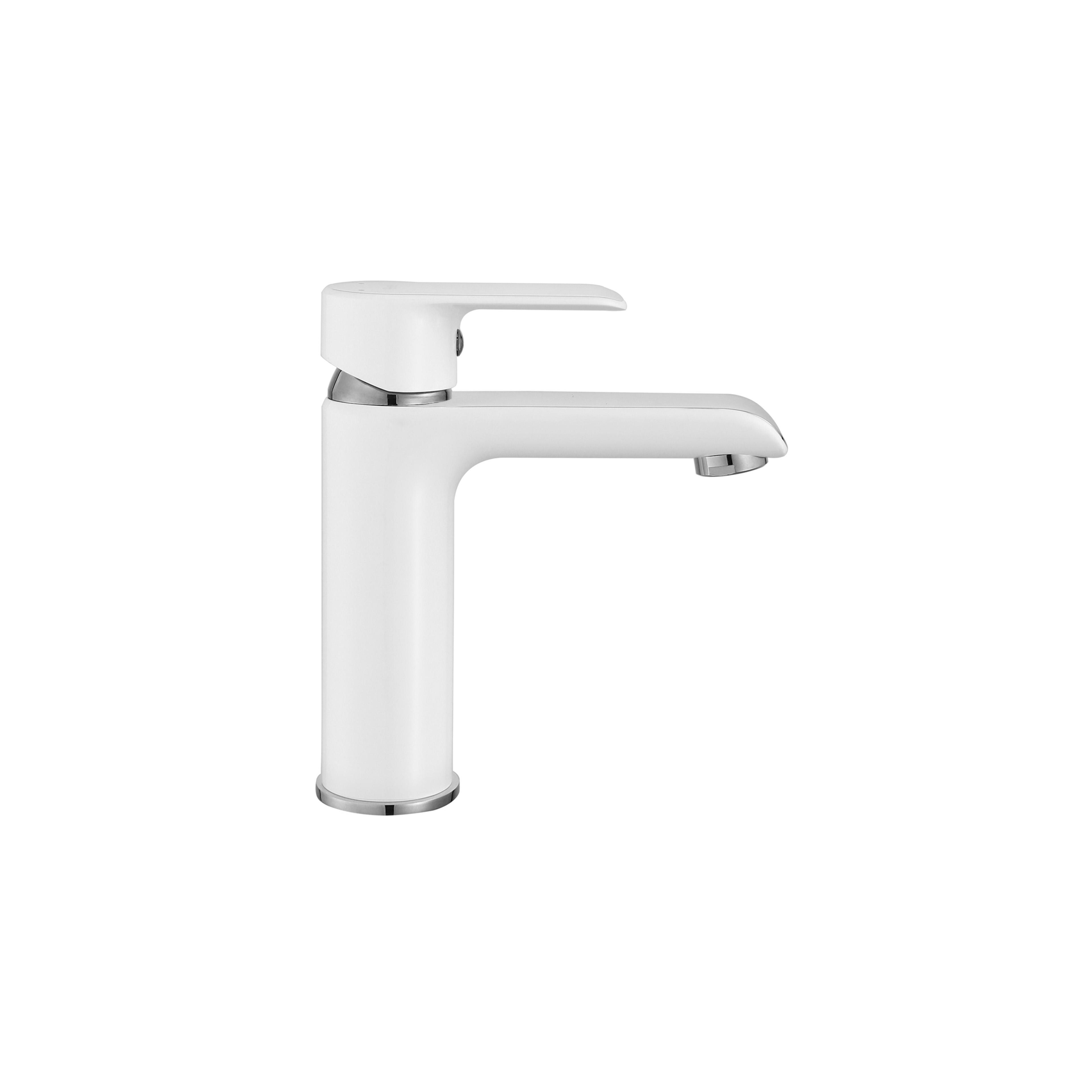 Baterie pentru baie REA Bloom White Chrom Low