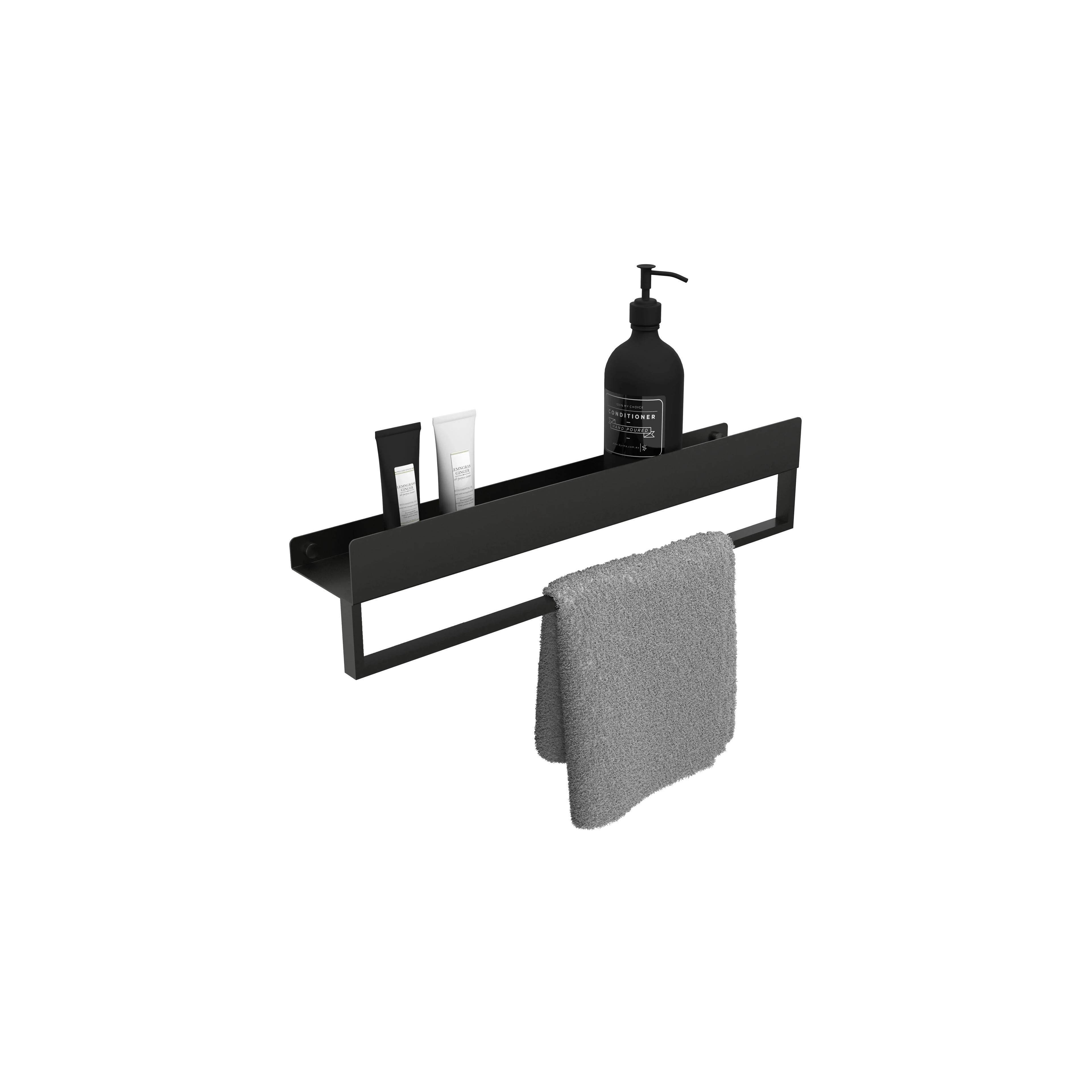 Estante de baño SF01 60cm black matt