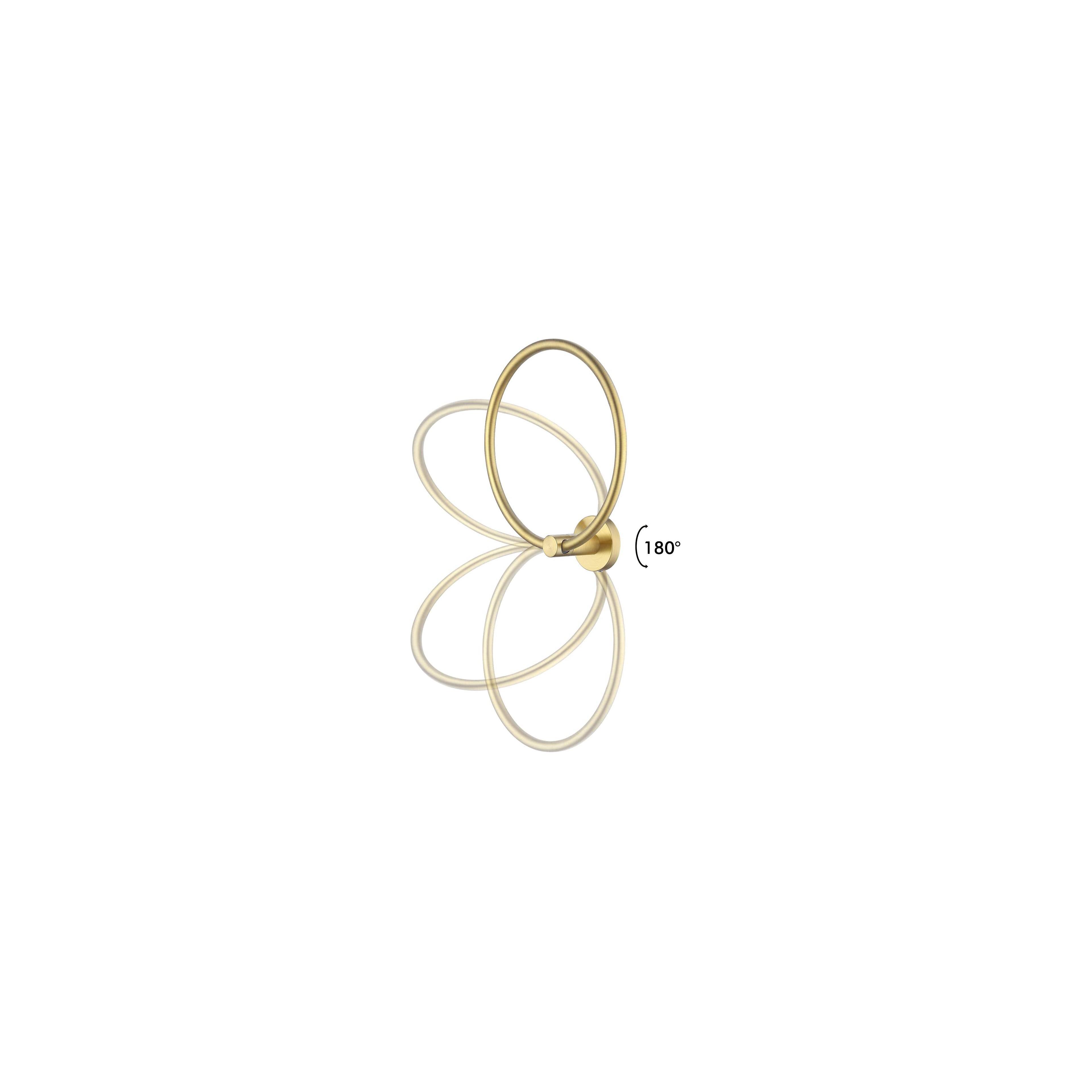 Porte-serviette 332915B MIST 05 BRUSH GOLD