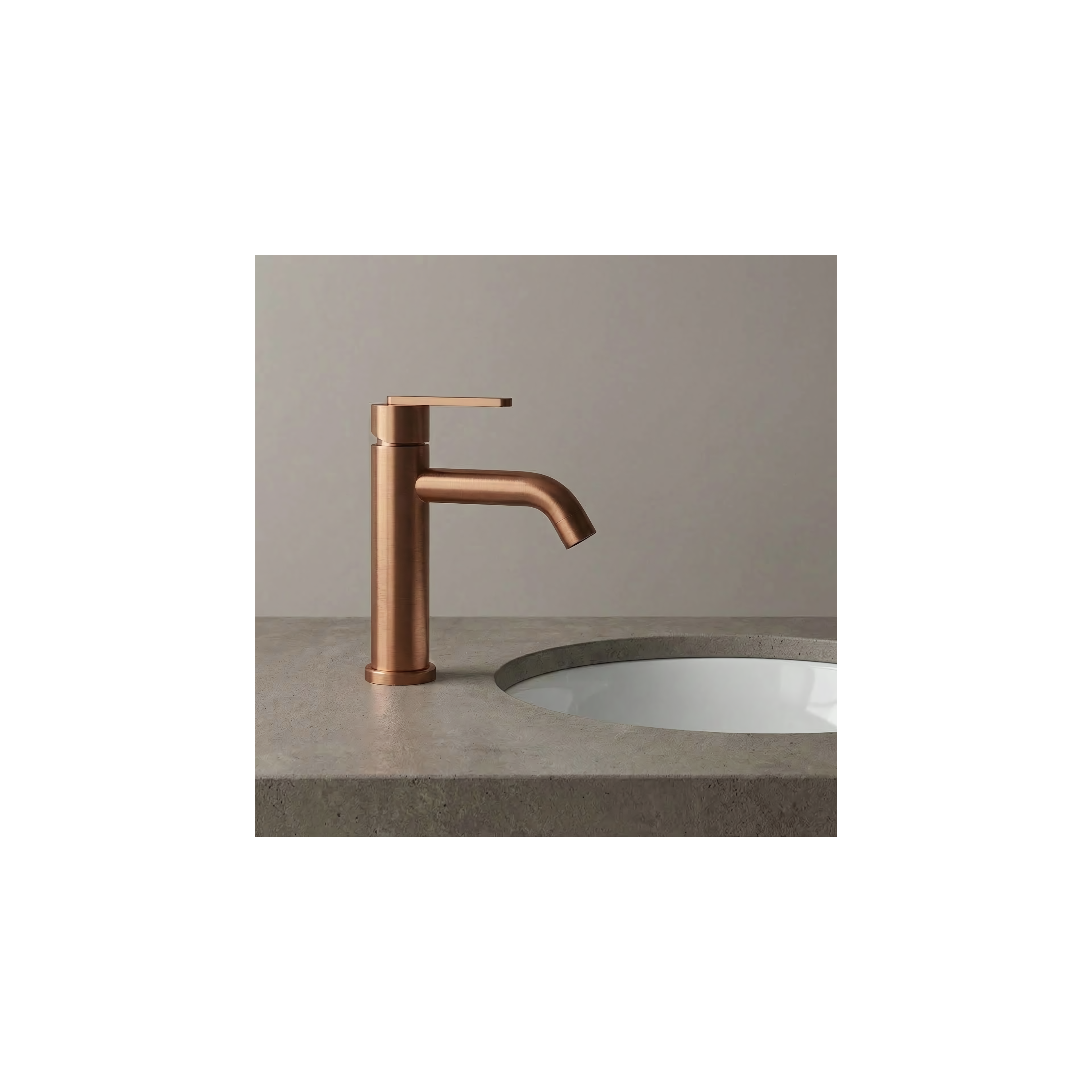 Robinet de salle de bain Rea Ontario Brush Copper