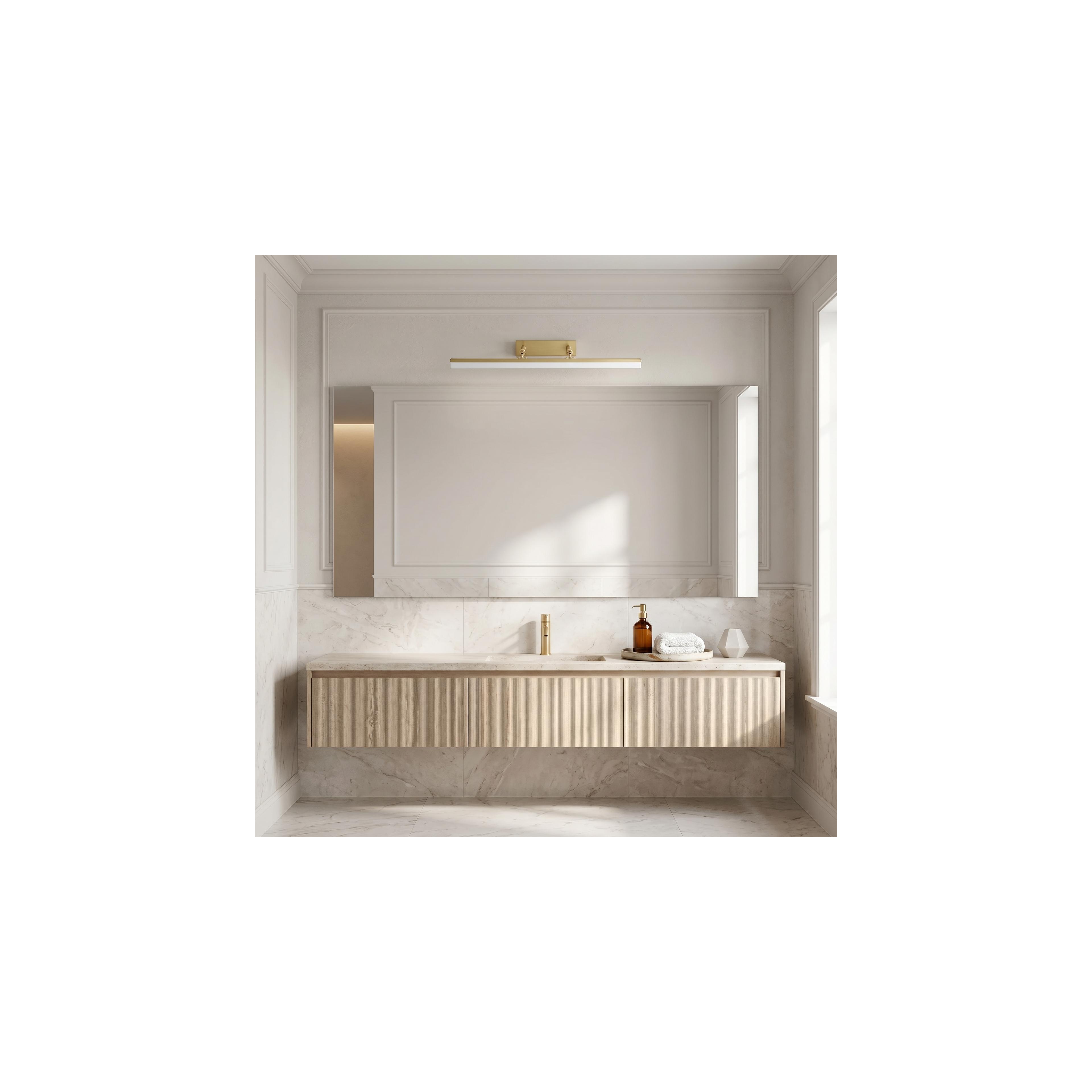 Vannitoa seina LED-valgusti APP1876-1W 60cm BRUSH GOLD