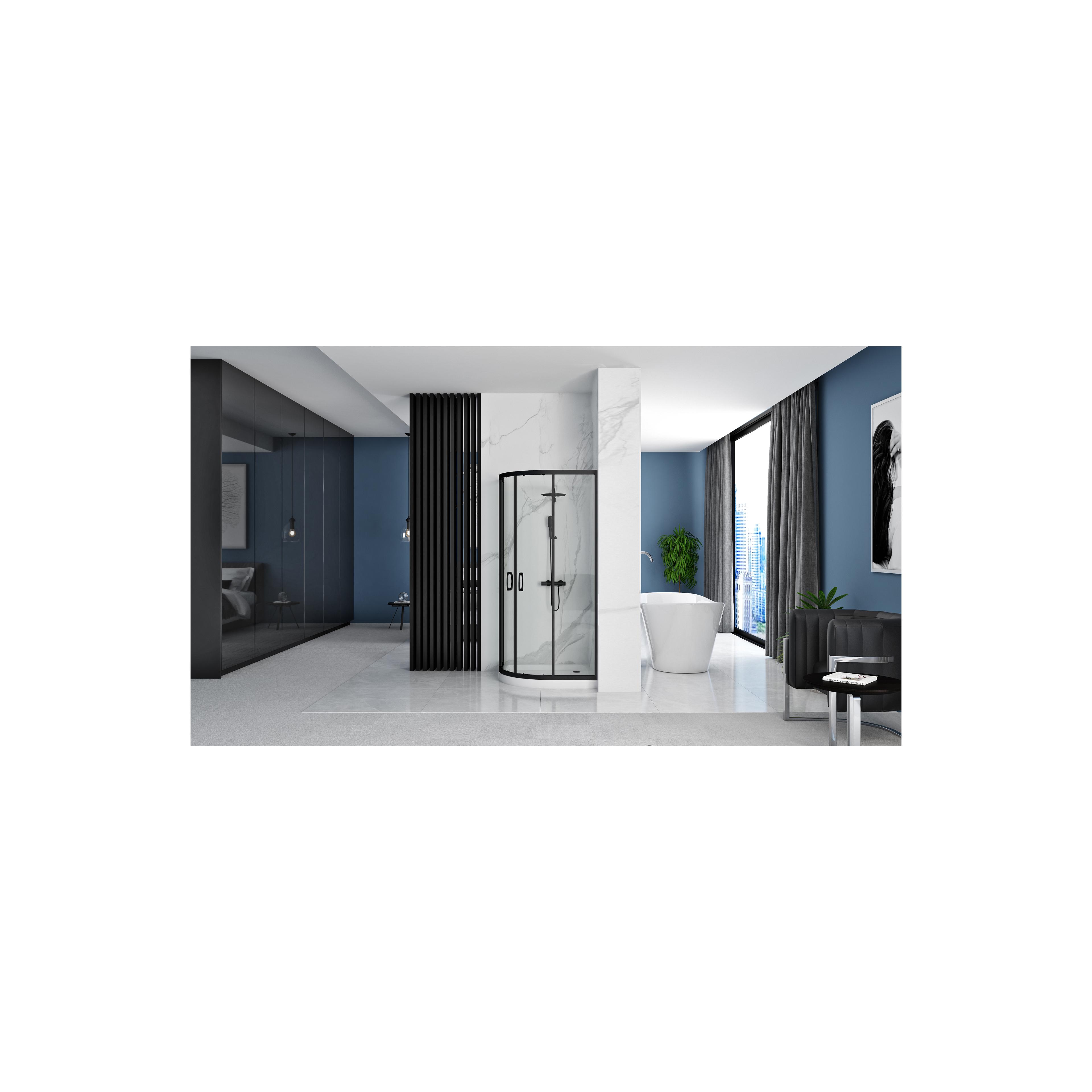Душова кабіна REA Look Black 80x80