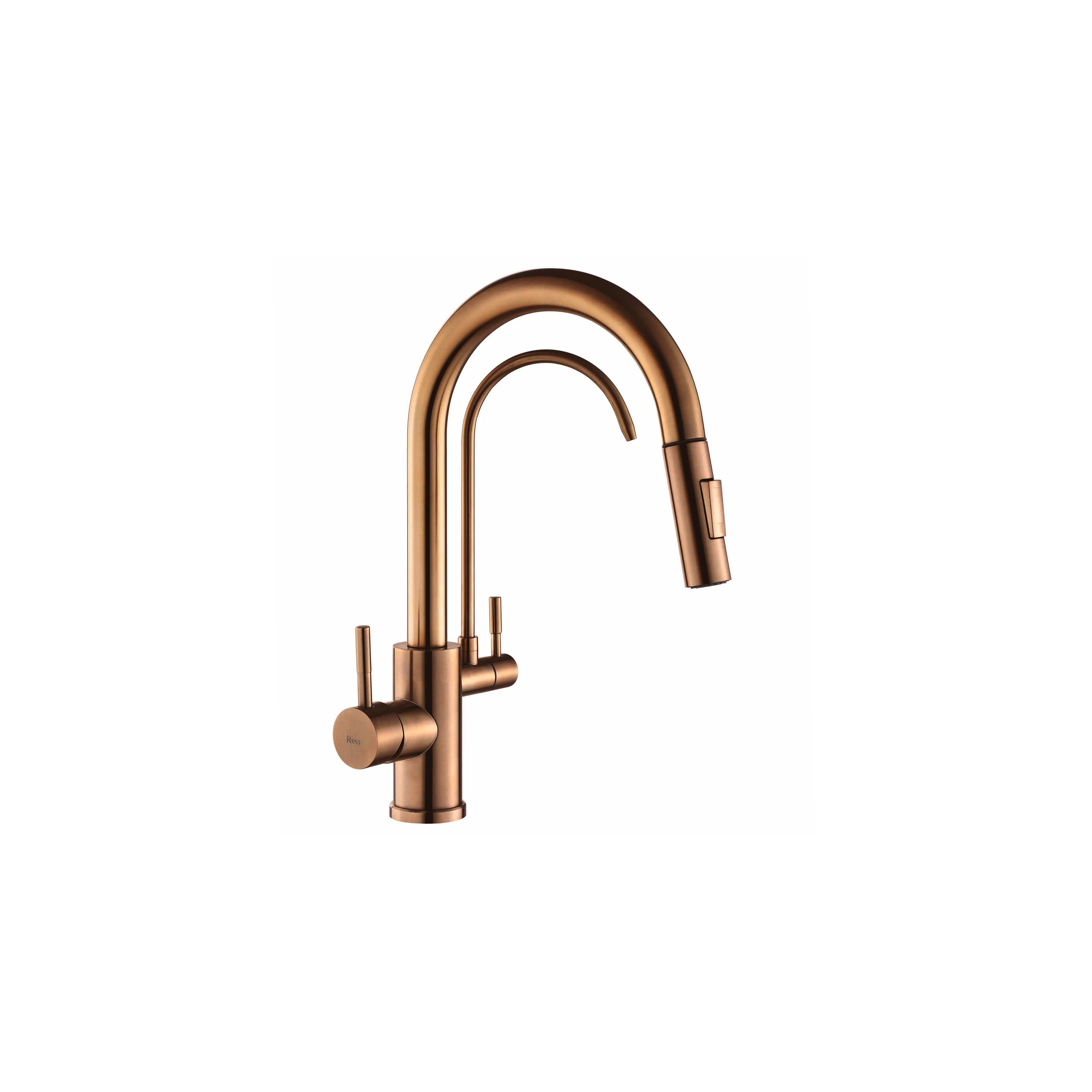 Robinet de cuisine Rea Eco Fresh Brush Copper