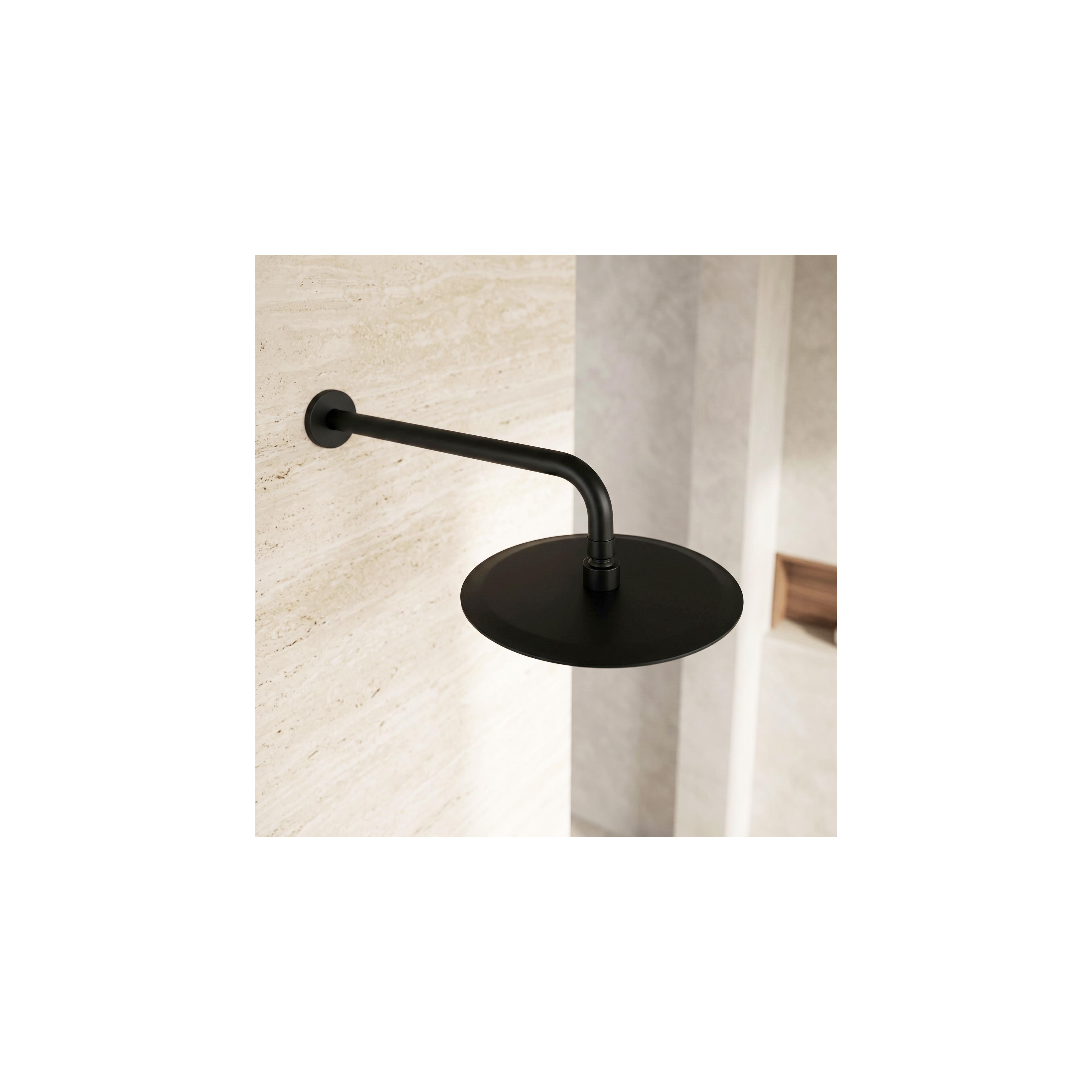 Στρογγυλή κεφαλή ντους REA JS-P014B 25cm Black