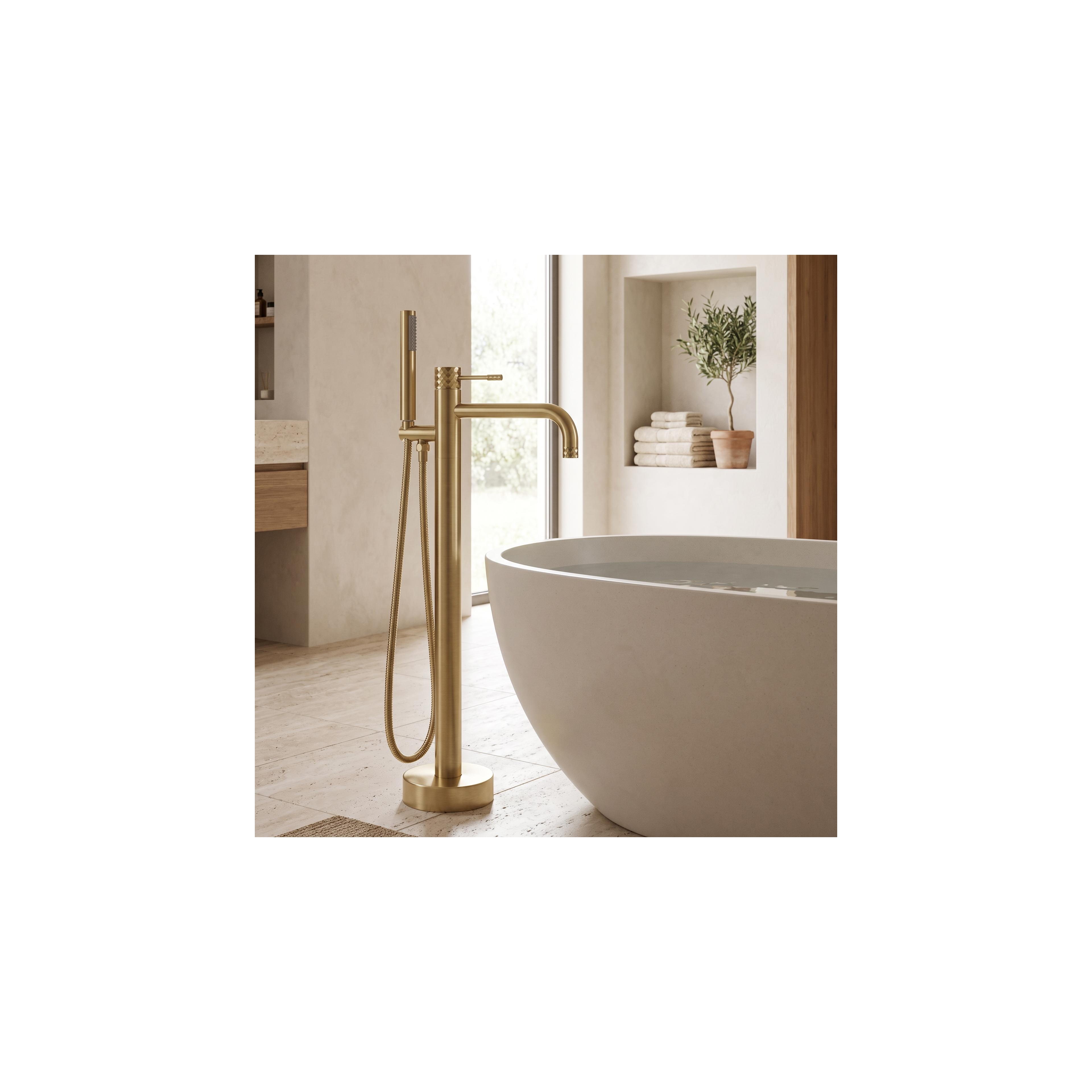 Vabalt seisev segisti Rea Lungo Diamond Brush Gold
