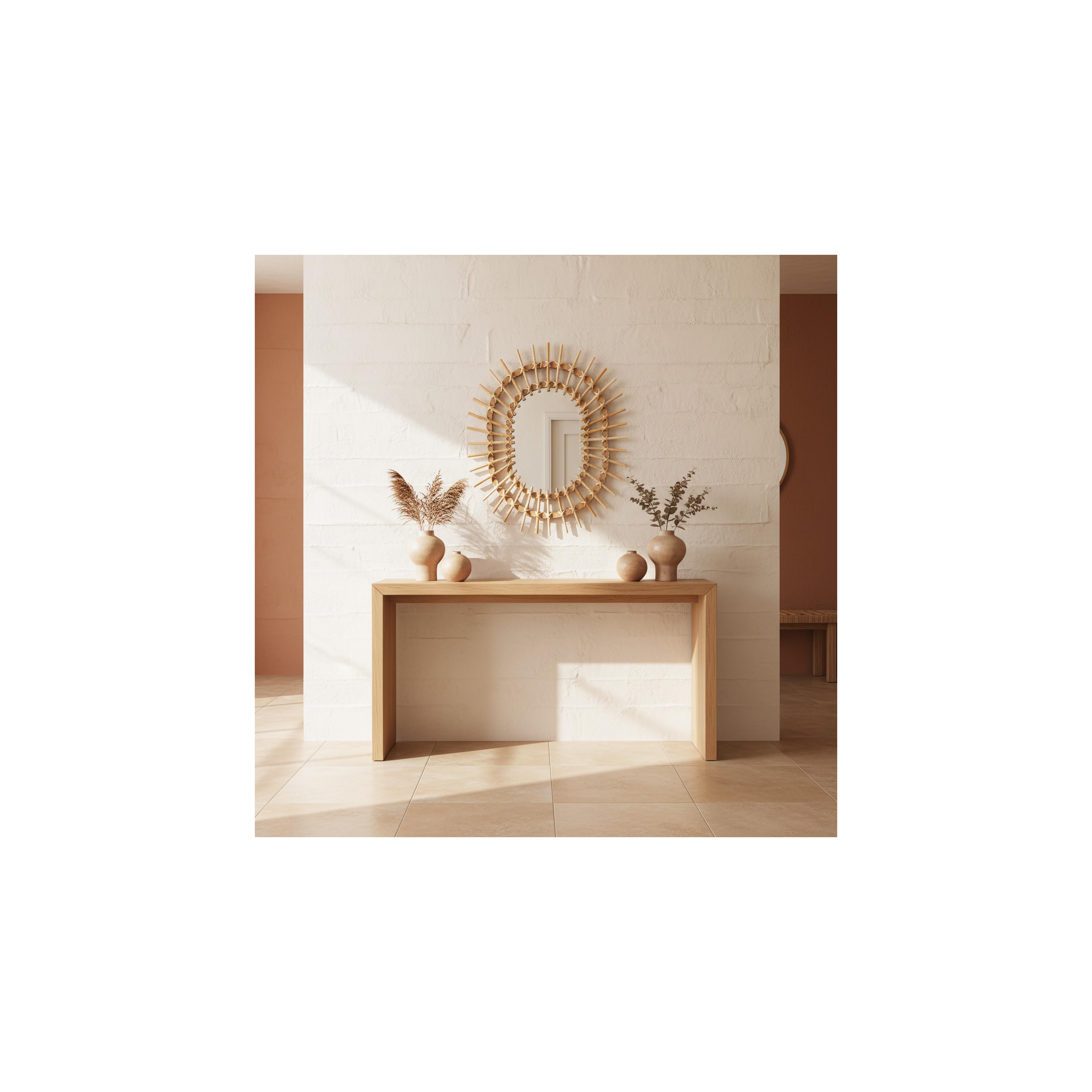 Lustro ścienne BOHO 49x57CM QDJ5749