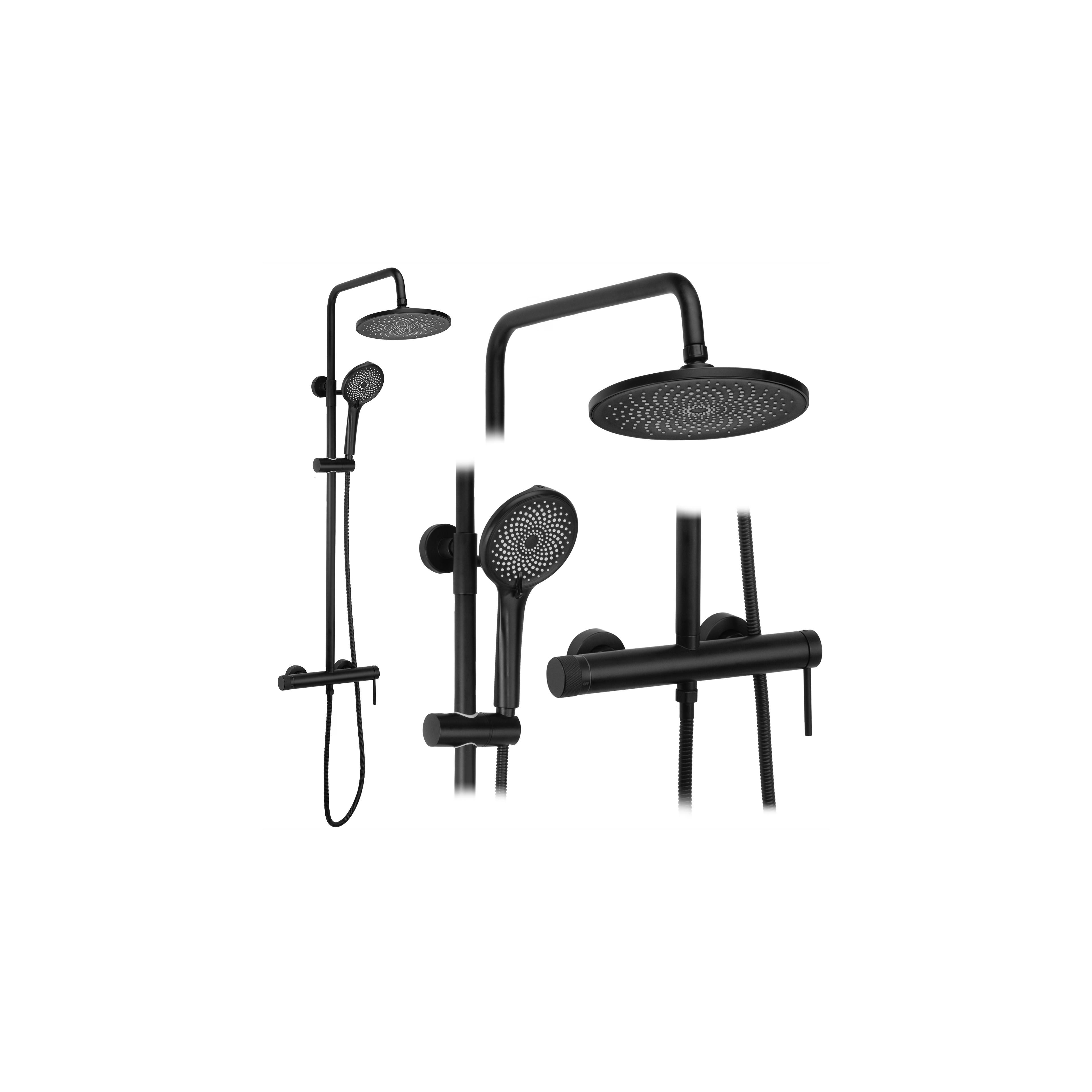 Kit de douche Rea Foss Clif Black