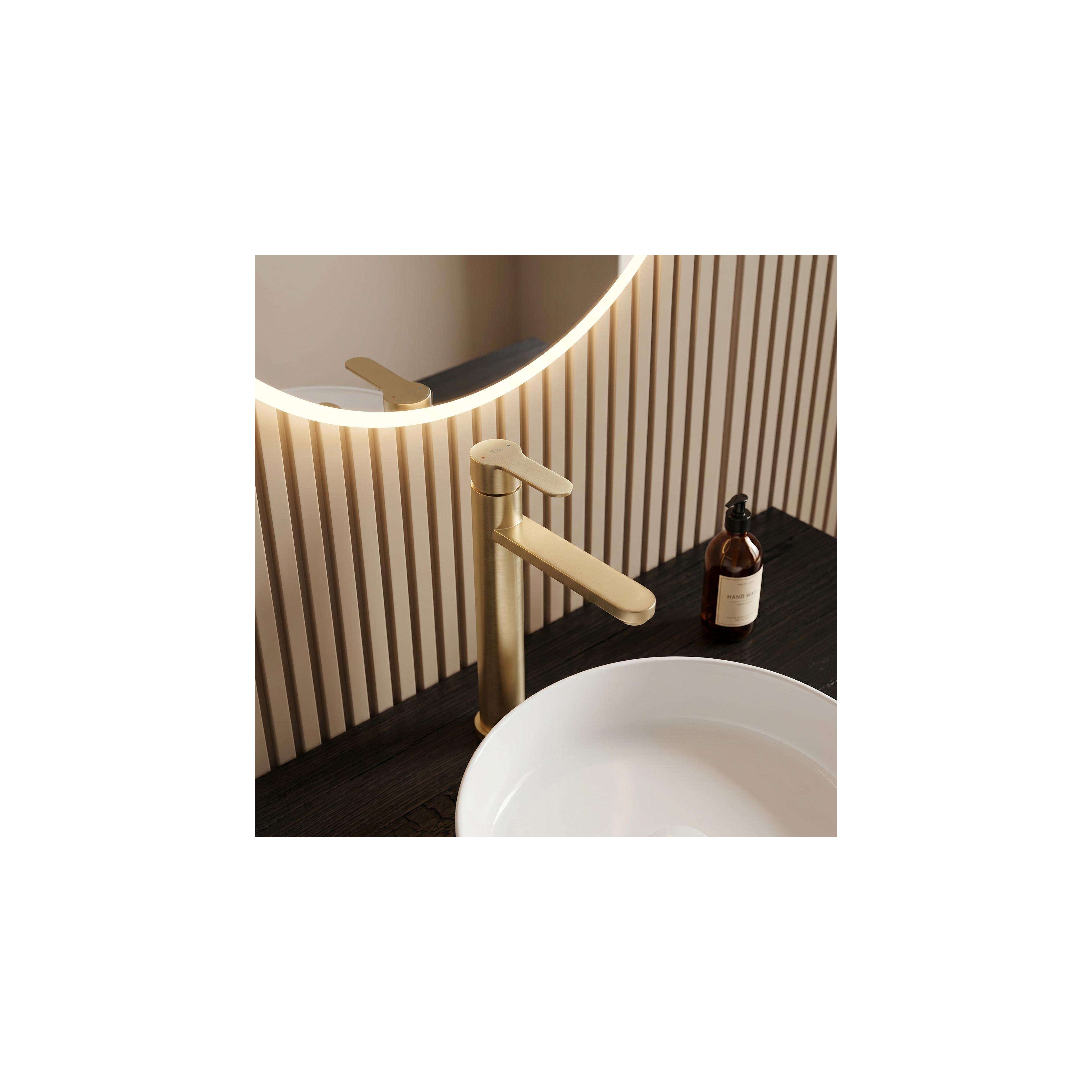 Kupaonska miješalica Rea Arcos Brush Gold