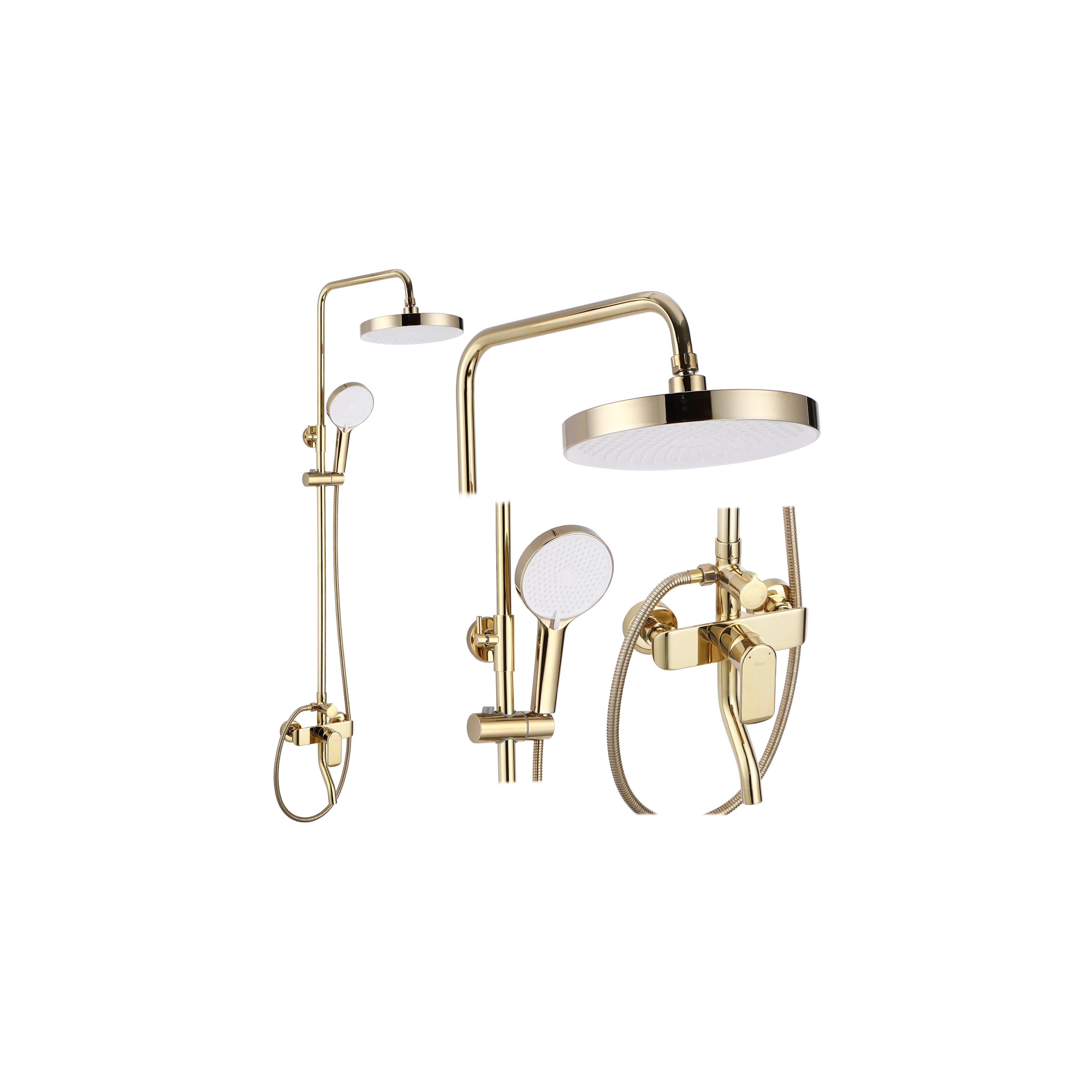 Shower set REA BLOOM GOLD