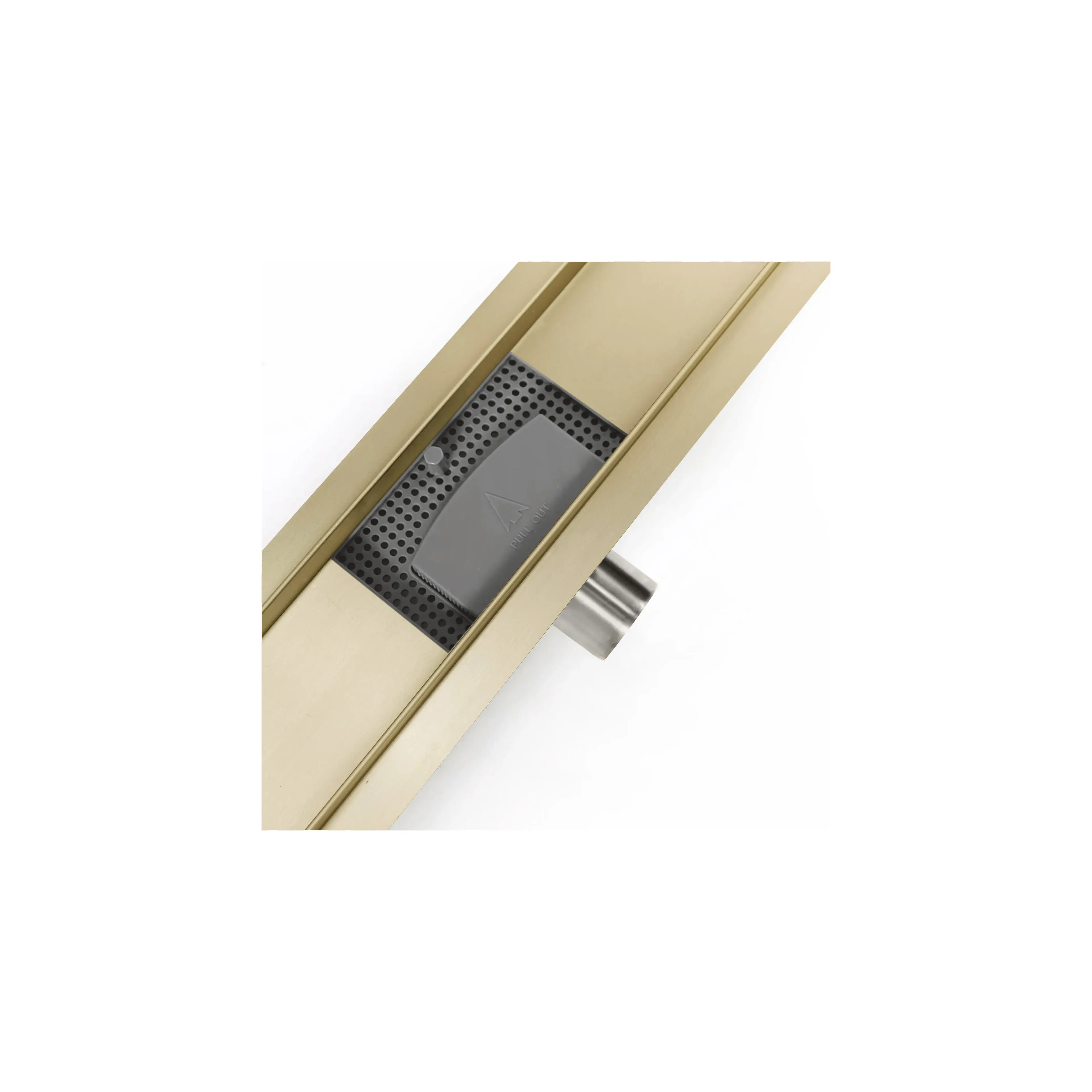 Drain linéaire Rea Pure Neo Gold 80
