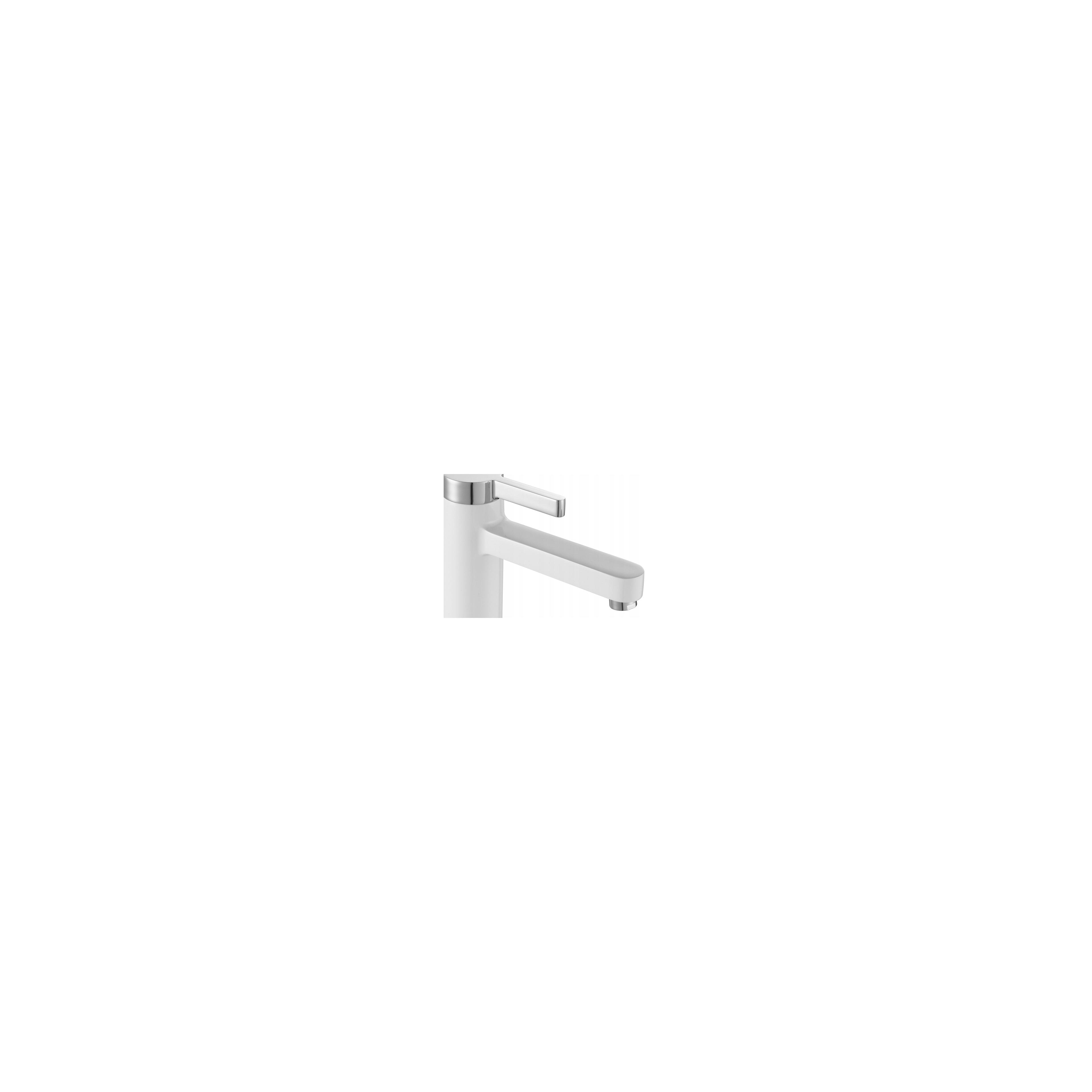 Robinet de lavabo REA Polo White Chrom Low